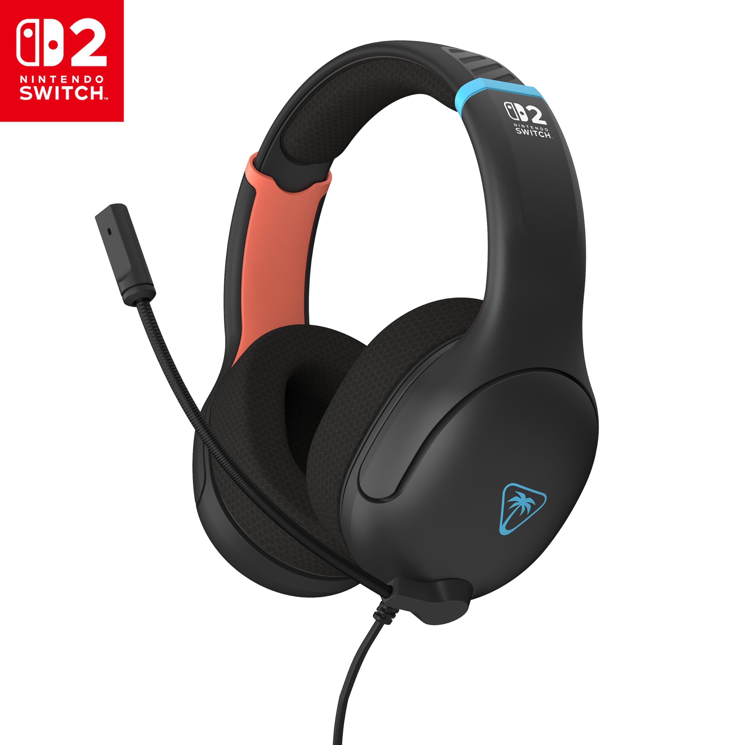 Turtle Beach Airlite Fit Charcoal Black Wired Gaming Headset Officially Lic 1