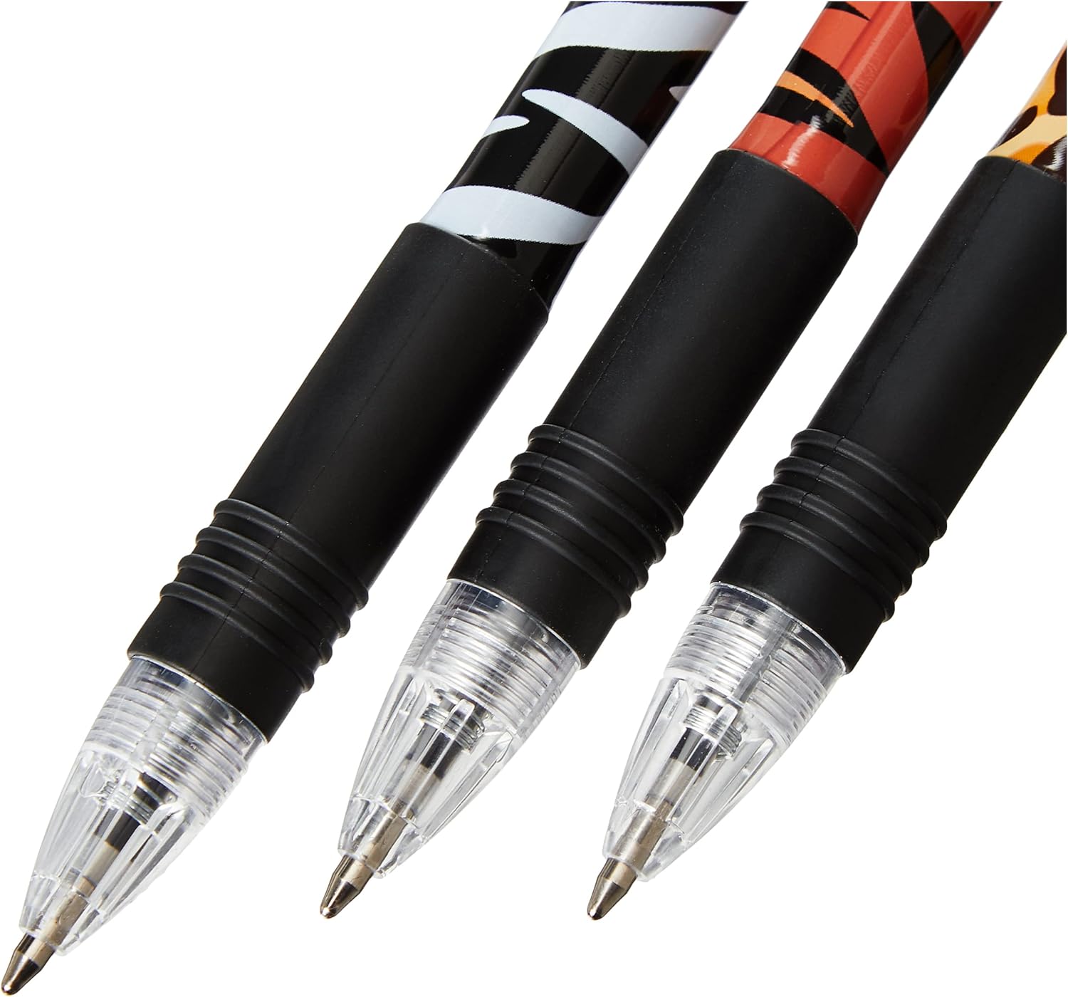 Zebra Z-Grip Retractable Animal Ballpoint Pen with Medium Point of 1.0mm, Black Ink, Pack of 3 3