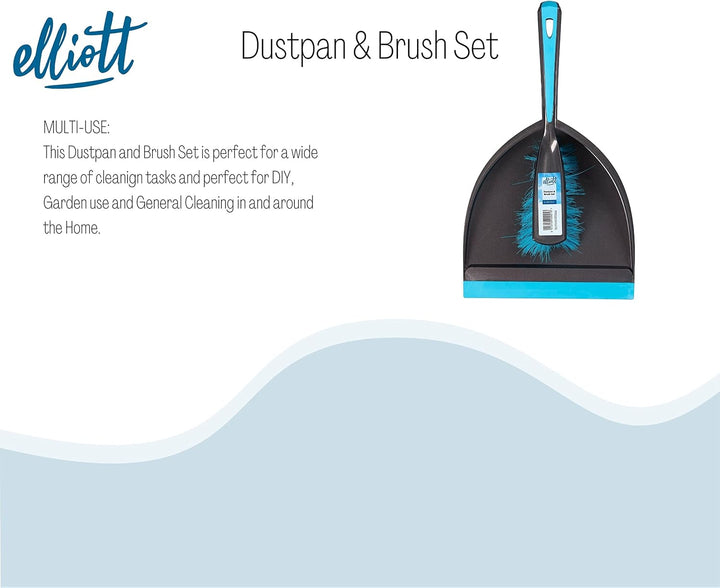 Elliott Large Garden Dustpan and Brush Set for Home and Light Commercial Use