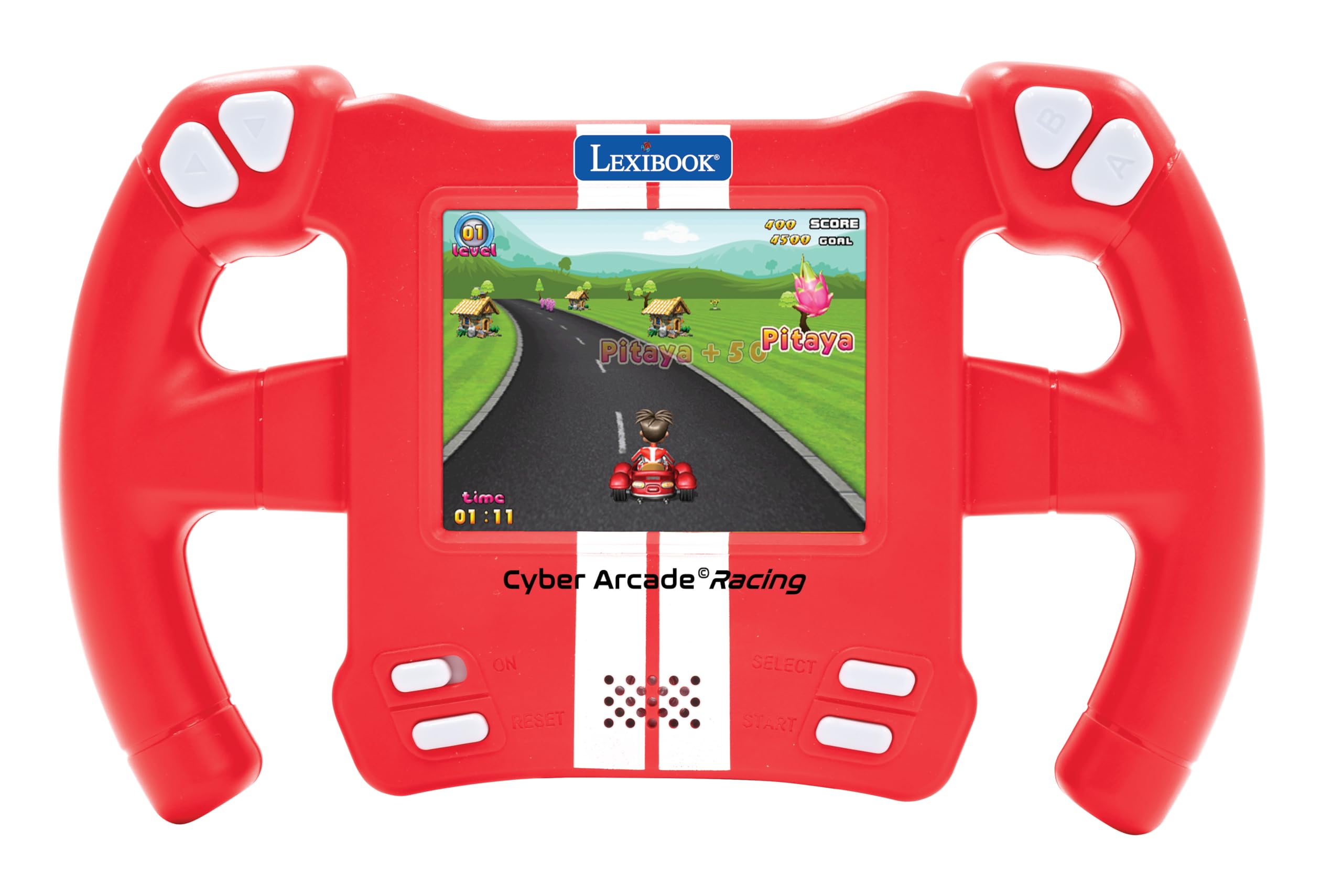 Lexibook JL3150 Cyber Arcade Motion Console - 30 Racing, Action & Puzzle Games - Red