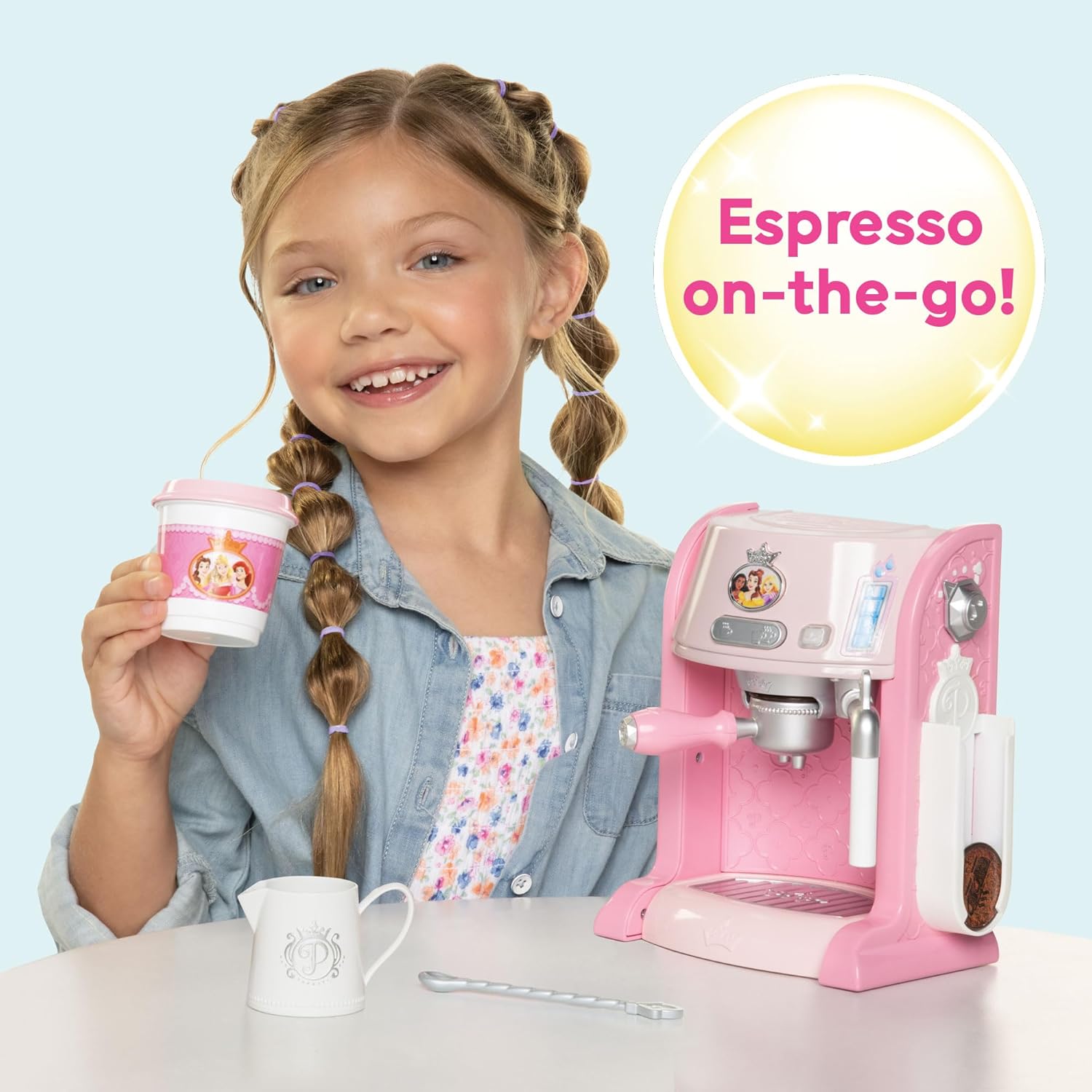 Disney Princess Style Collection Play Gourmet Espresso Maker 8