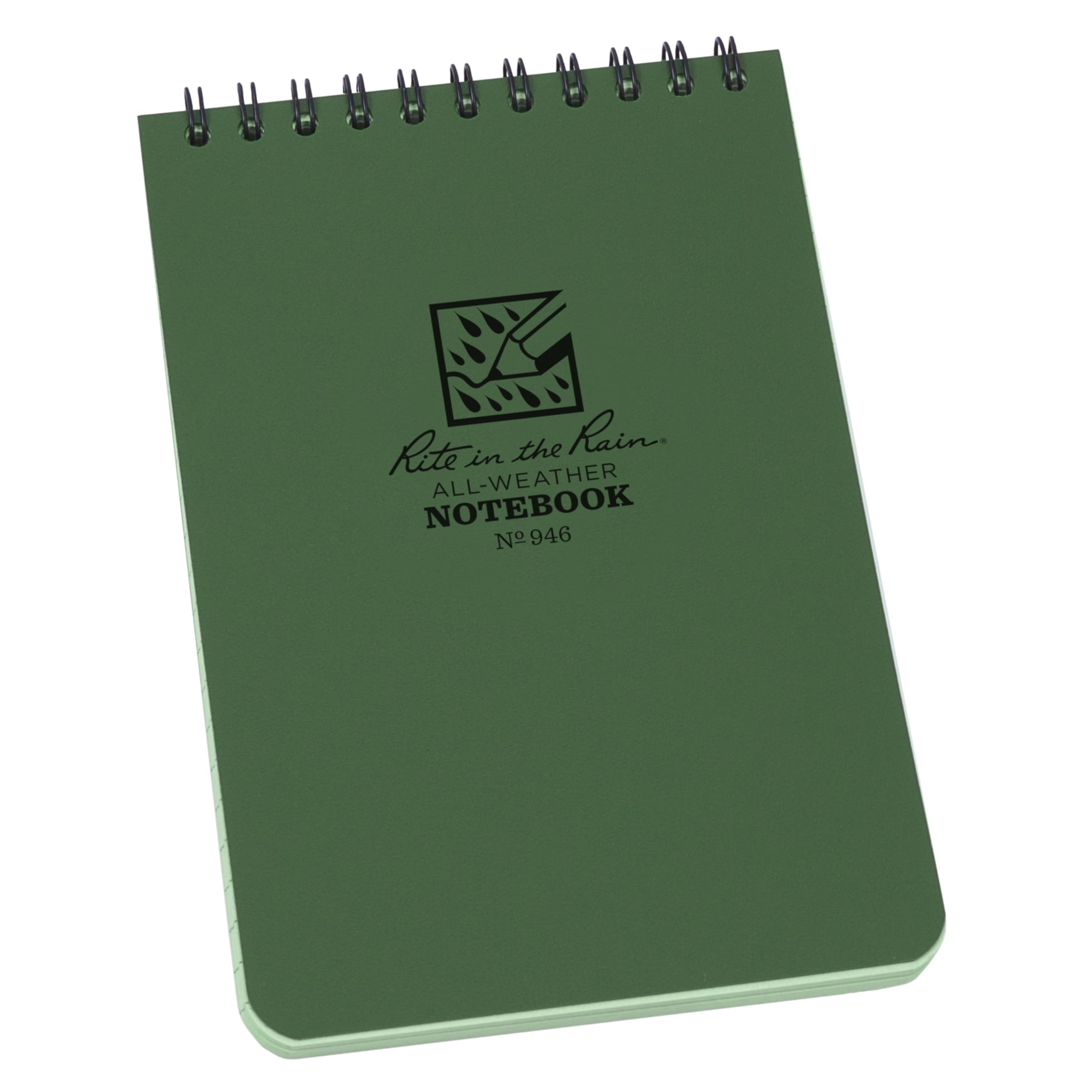Rite in the Rain Waterproof Pocket Notebook - Top Spiral Bound, 4 x 6 Inch, Universal Lined, 100 Pages