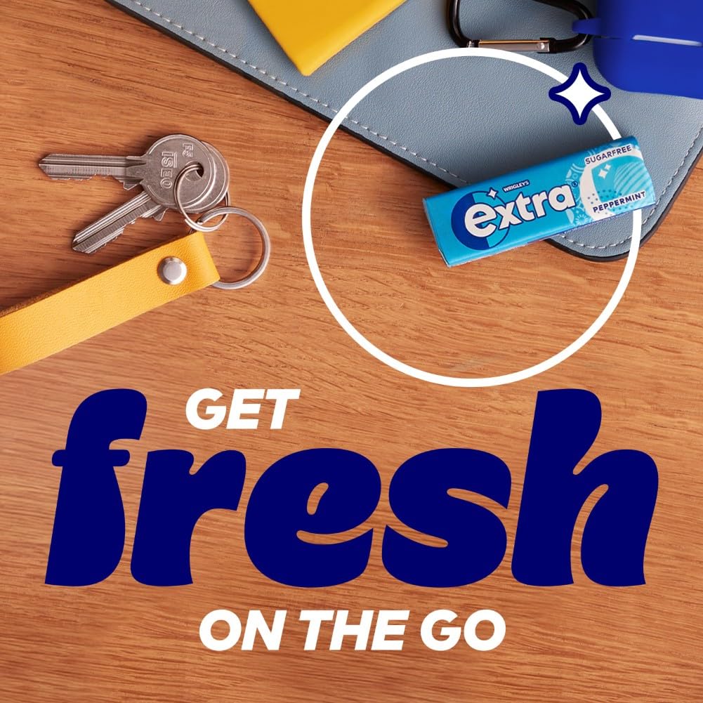 Wrigley's - Extra Peppermint Chewing Gum Sugar Free (84 g) 7