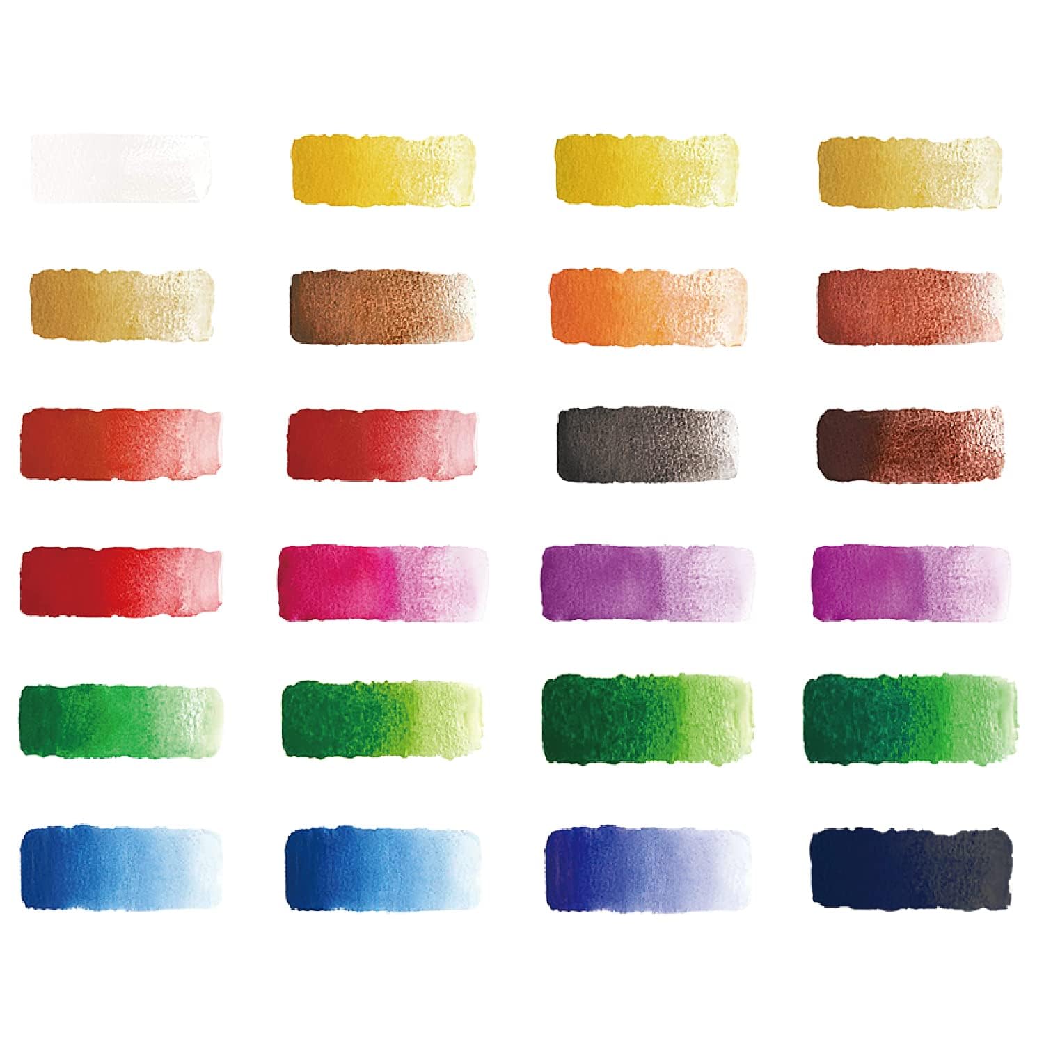 Amazon Basics Watercolour Paint Set - 24 Vibrant Tubes (12 ml Each) | Rich Hues | Good Transparency 7