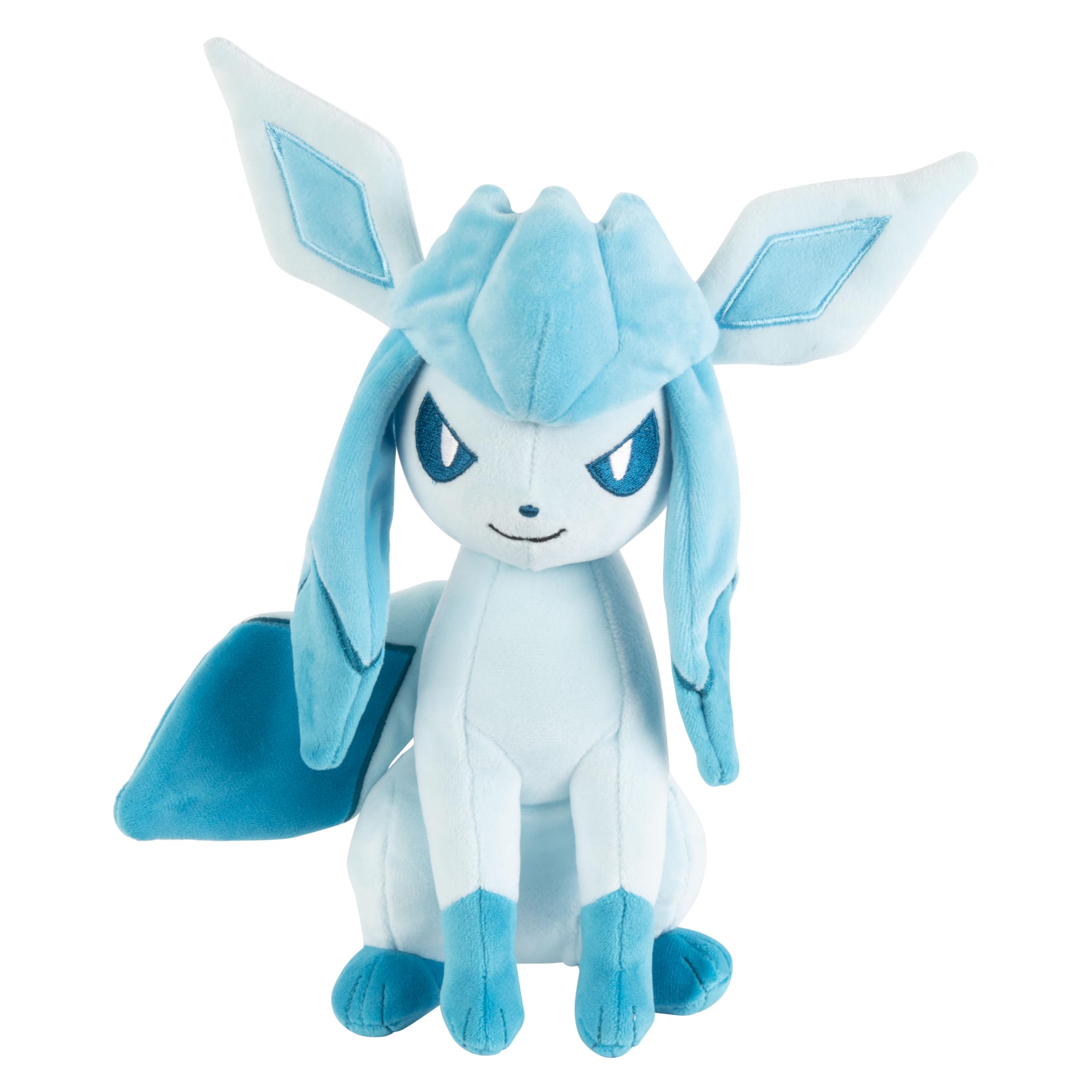 Jazwares Pokémon Glaceon Soft Doll - 8-Inch | Ages 2+ | Polyester 1
