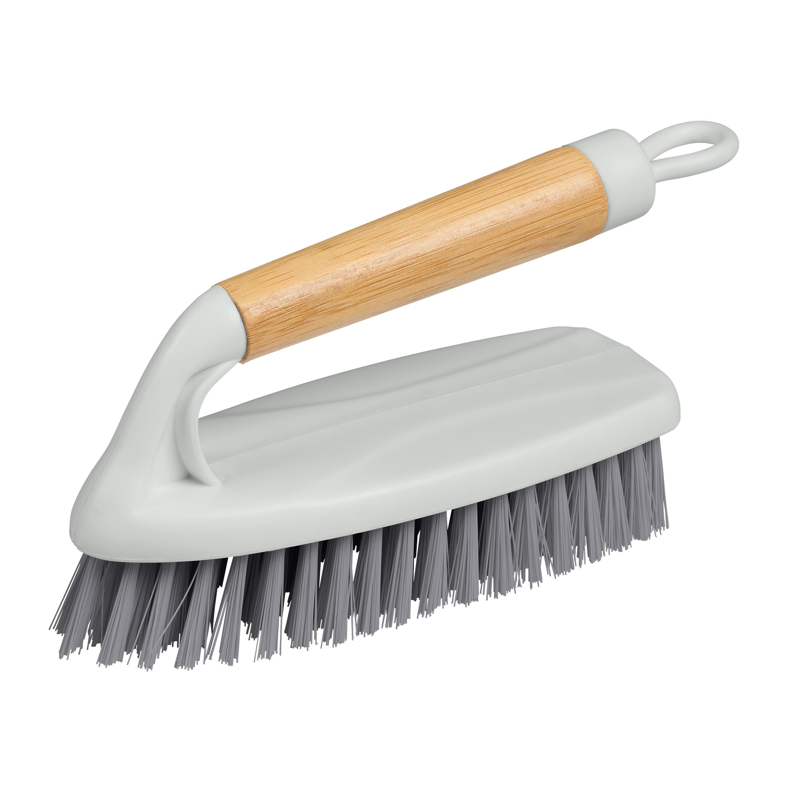 Elliott Heavy-Duty Scrubbing Brush - Ergonomic Iron-Shape Handle | Stiff Bristles | Multi-Surface Cleaning 1