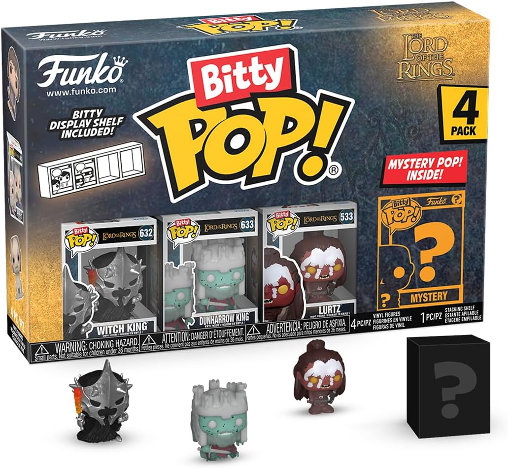 Funko Bitty Pop! Lord of the Rings - Witch King 4-Pack with Mystery Mini 1