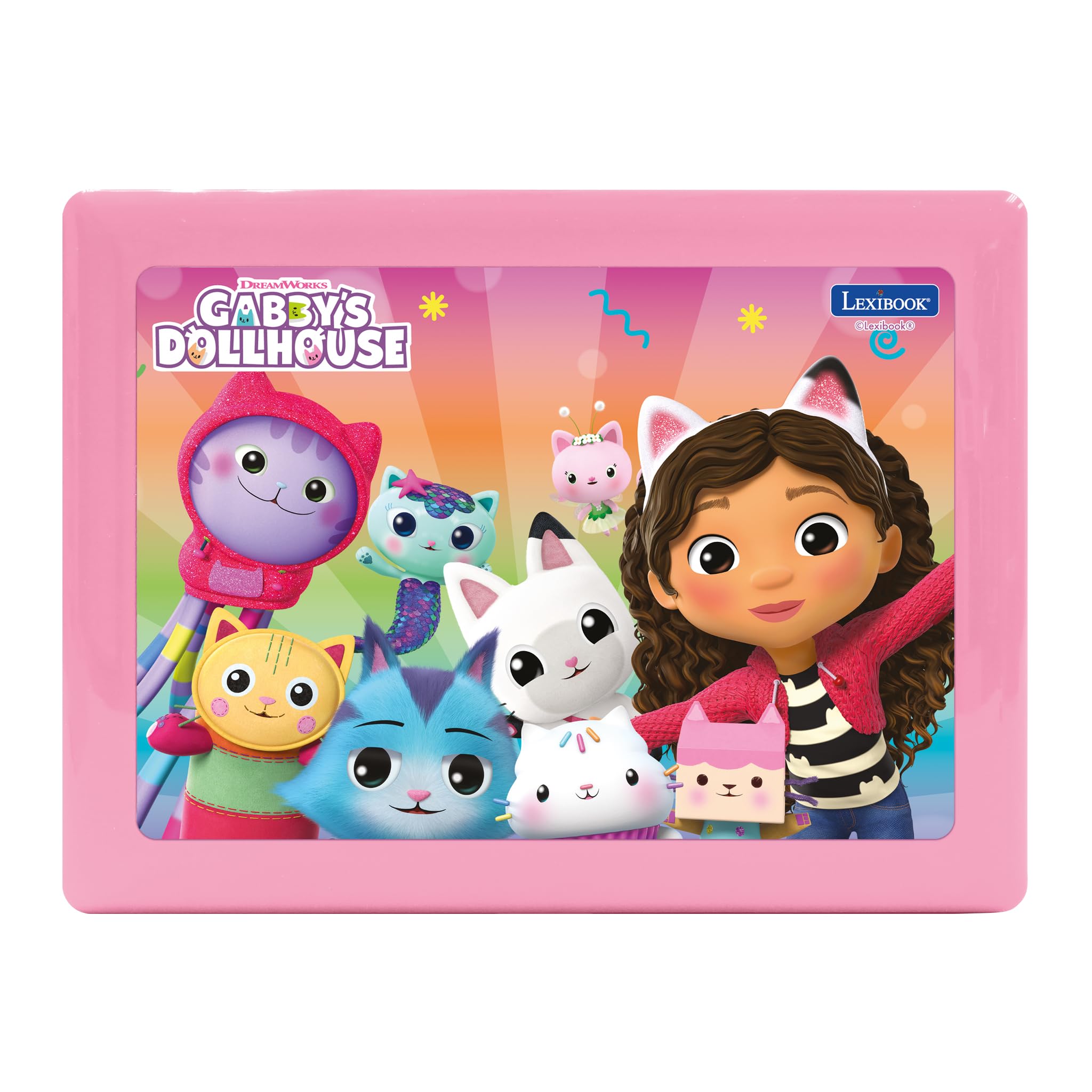 Lexibook Gabby's Dollhouse Bilingual Educational Laptop - 124 Fun Learning Activities for Kids 3
