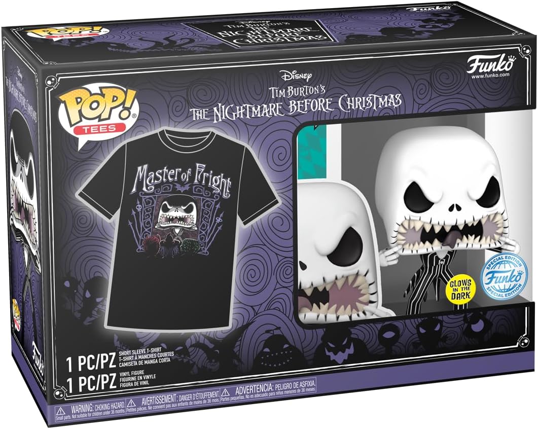 Funko Loungefly POP! &amp; T-Shirt: Disney - Jack Skellington - Xl - T-Shirt mit Kollektion