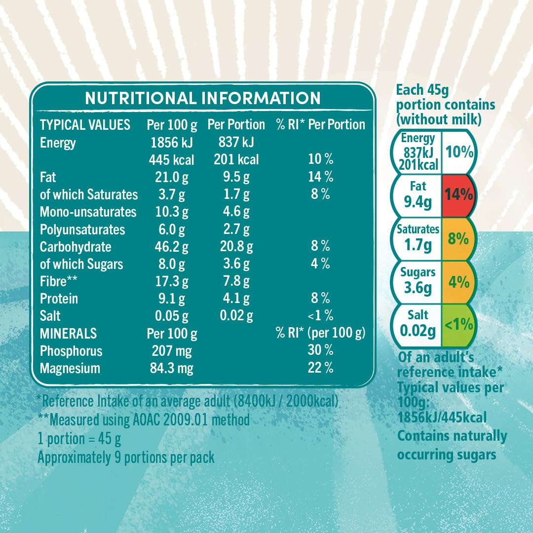 JORDANS No Added Sugar Granola - Triple Nut, High Fibre, 4 x 425g Pack 3