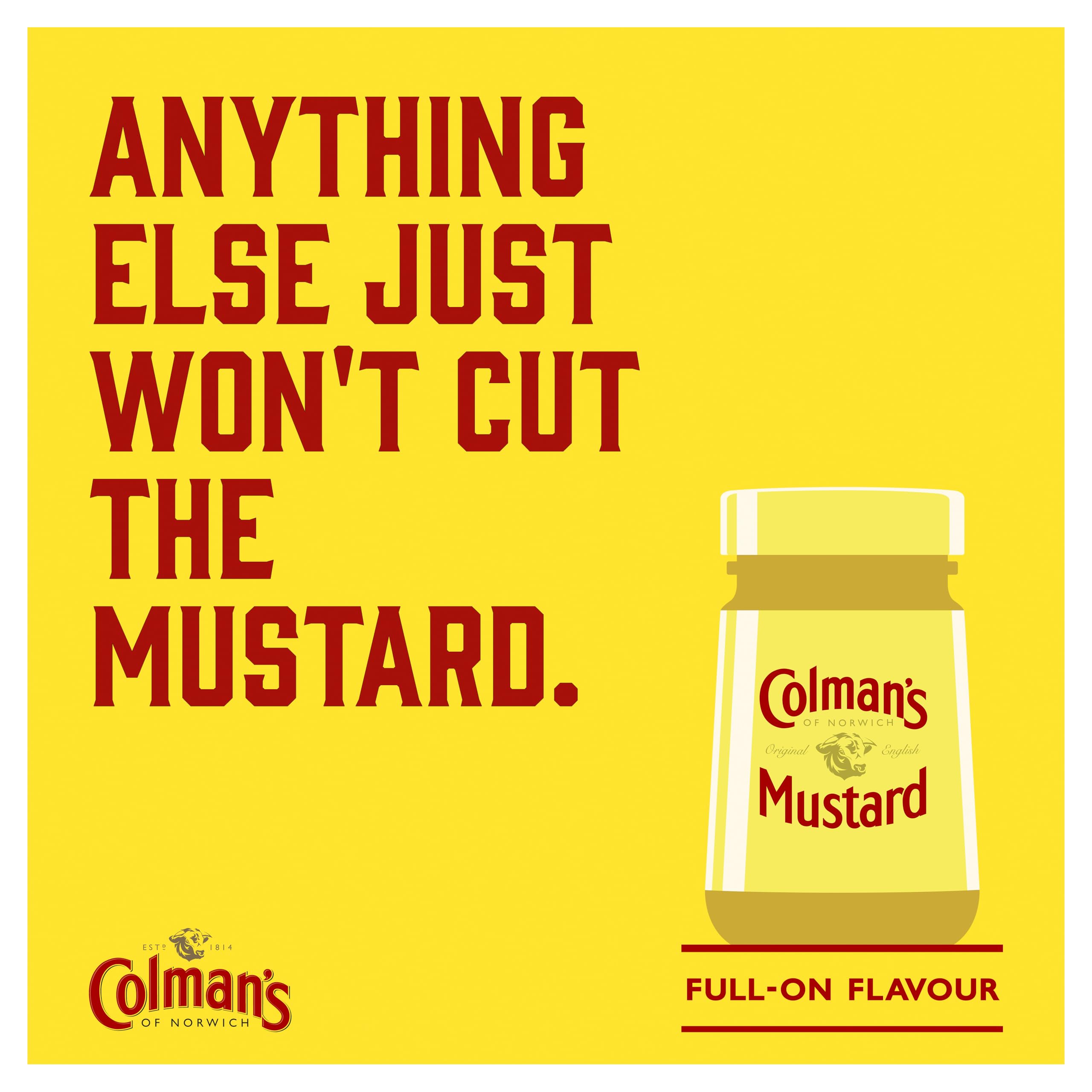Colman's Original English Mustard Paste - Hot & Bold Flavor | 150g Jar 6