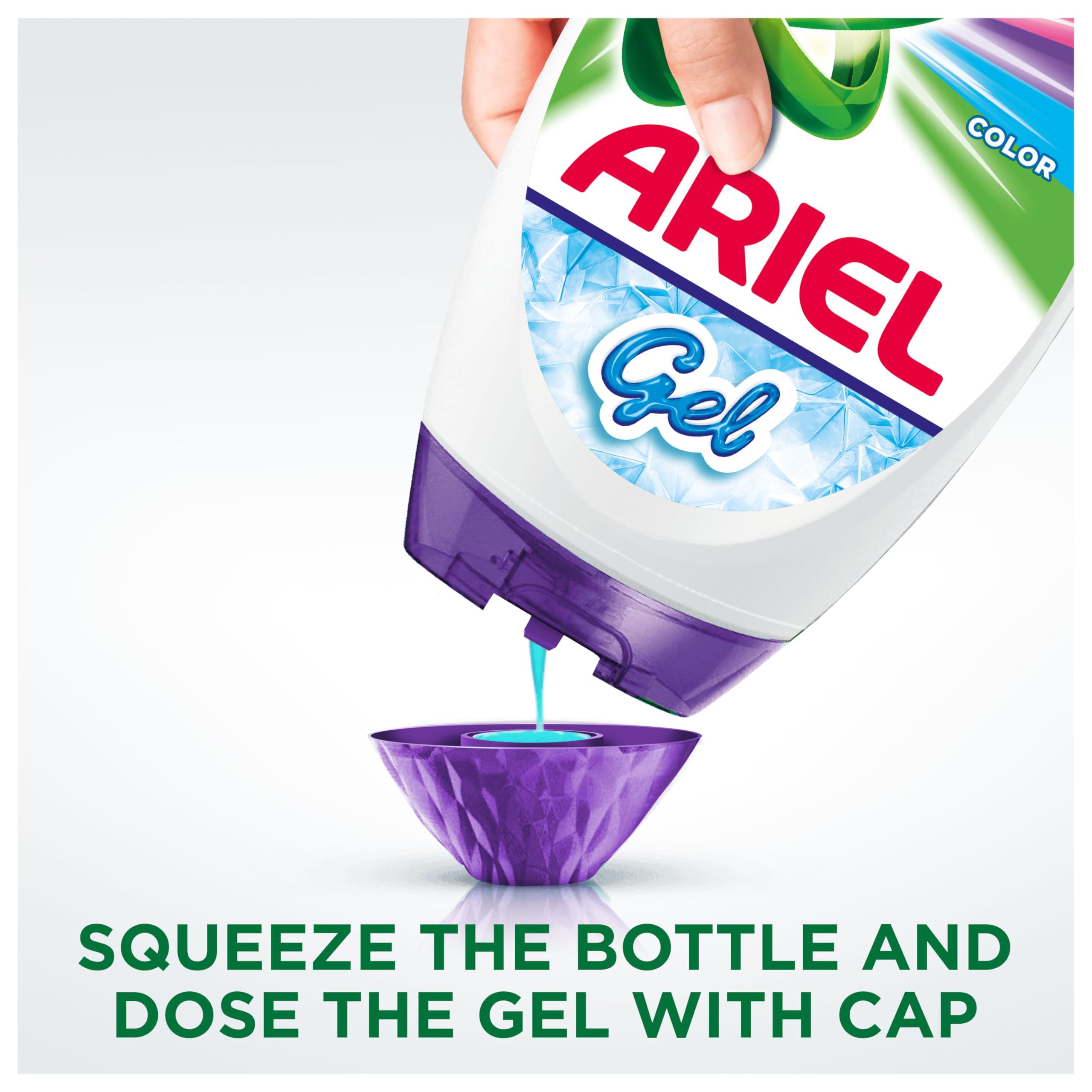 Ariel Washing Liquid Laundry Detergent Gel - Brilliant Stain Removal, 38 Washes, Colour Safe 6