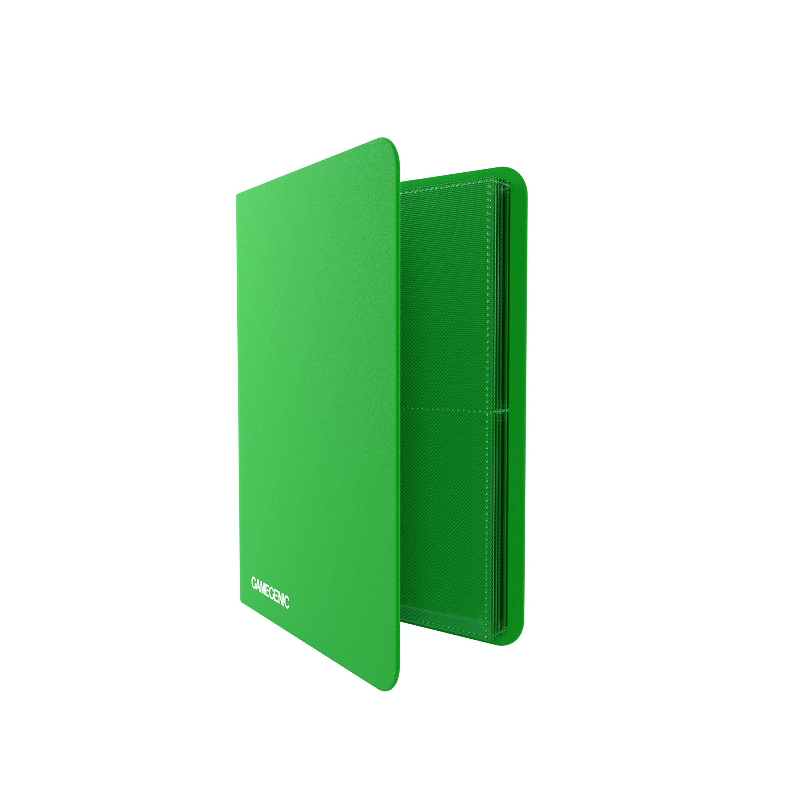 Gamegenic Casual Album 8-Pocket Green | Holds 160 Sleeved Cards | Side-Loading Pockets
