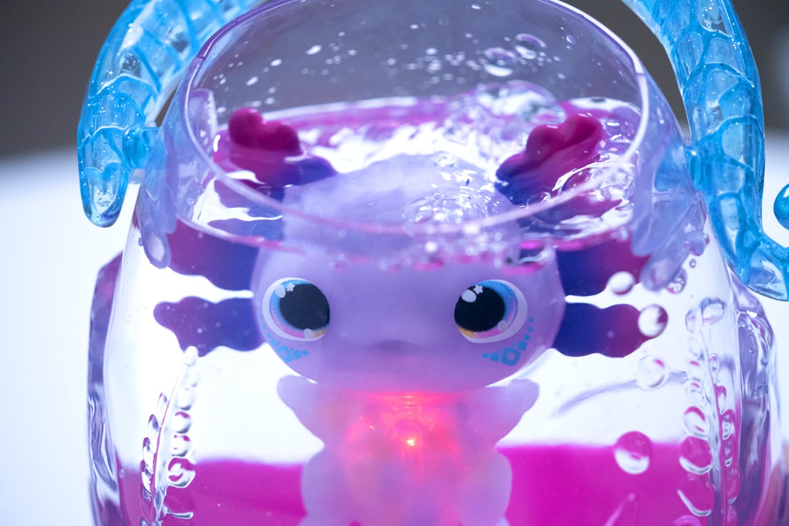 Animagic Let's Glo Axolotl Bubble Reef - Interactive Light-Up Electronic Aquarium Playset 3