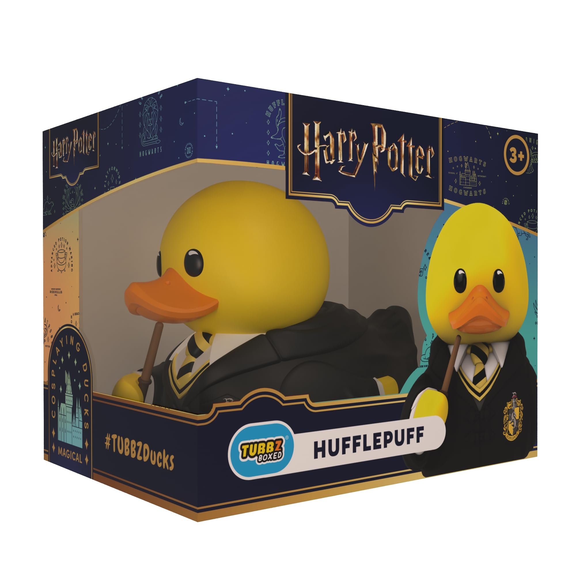 TUBBZ Harry Potter Hufflepuff Rubber Duck Collectible Figure - 9cm PVC 1