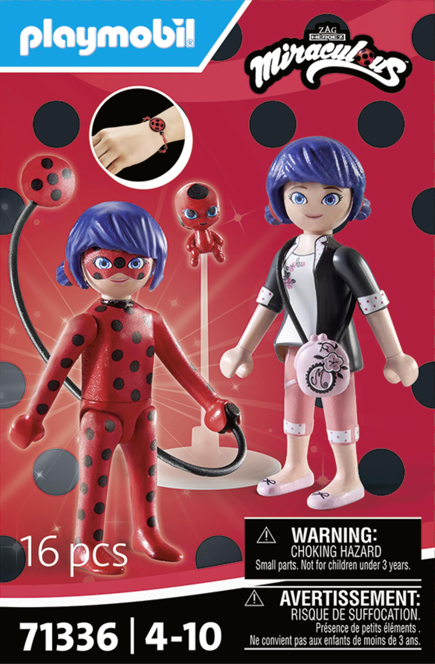 Playmobil Miraculous: Marinette & Ladybug Playset 71336 - Ages 4+ 4