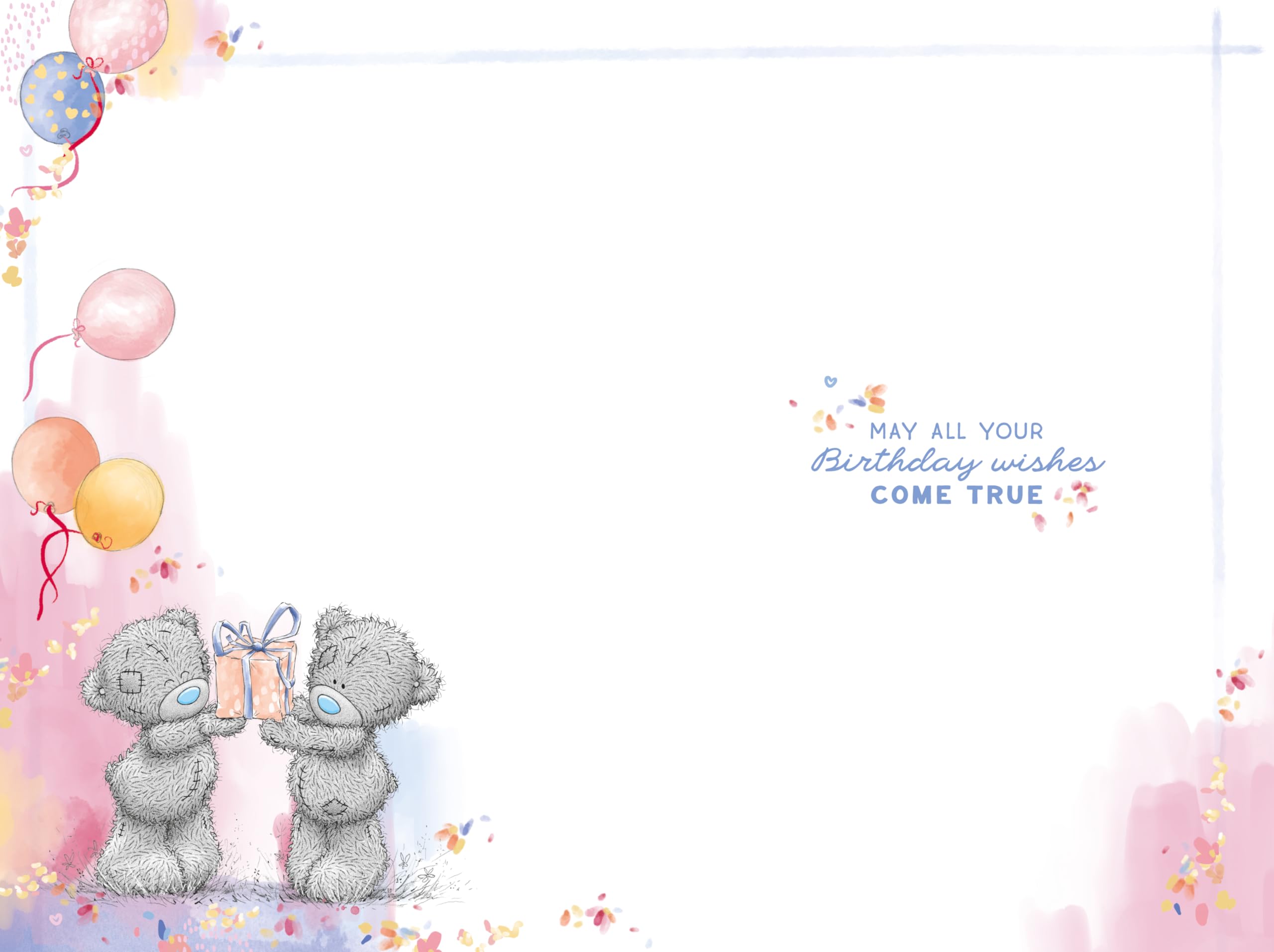 Me To You Tatty Teddy Luxury Gold Foil Birthday Card for Grandma | 6 x 9 Inches 2