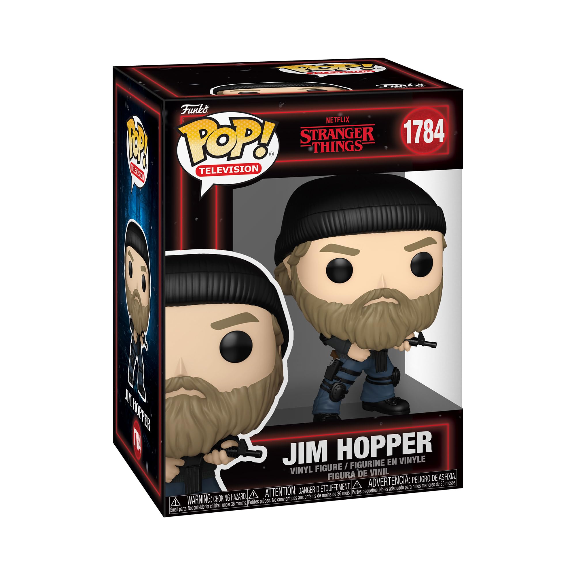 Funko Pop! TV: Stranger Things Season 5 - Jim Hopper Vinyl Figure 3
