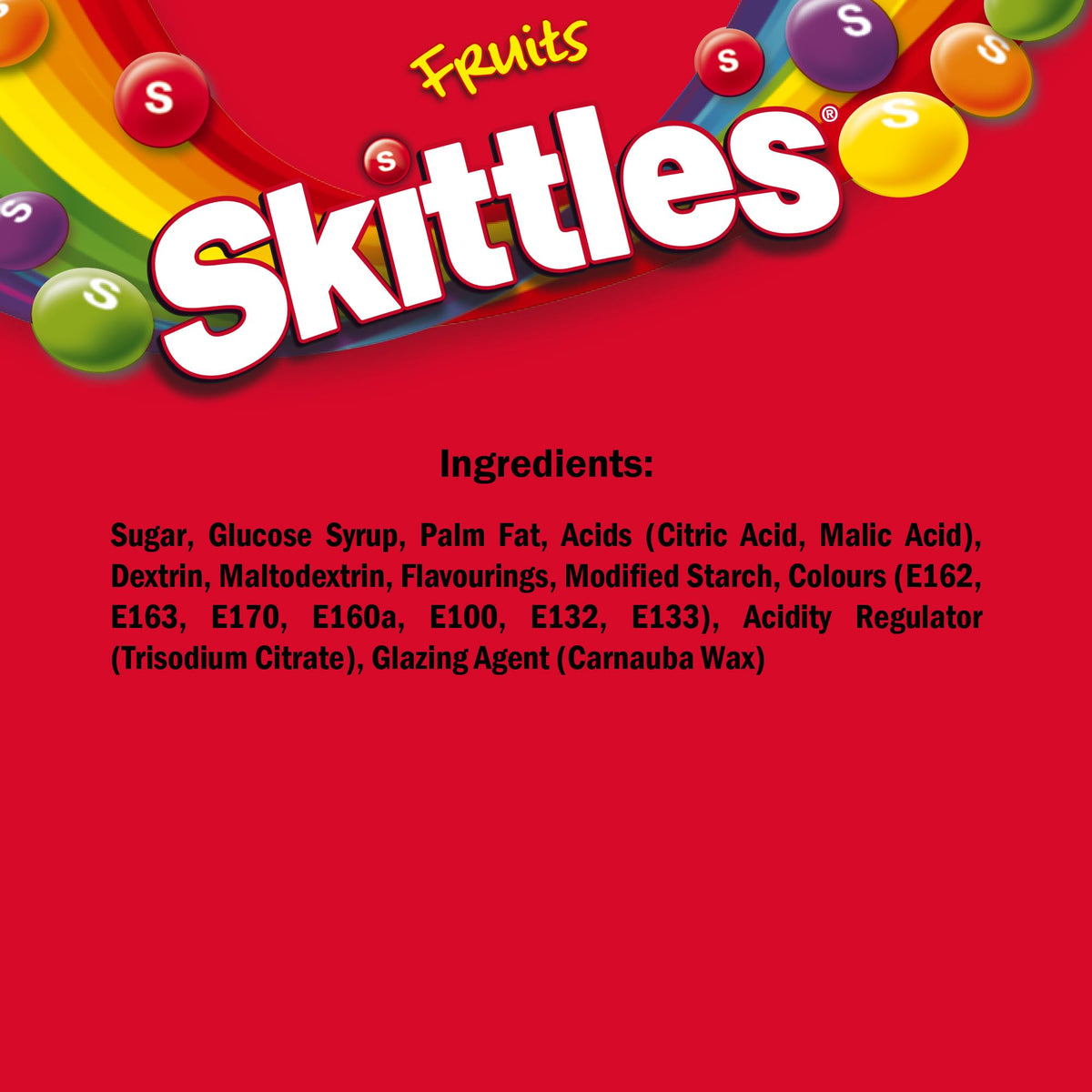 M&M's Skittles Fruit Sweets Pouch - 136 g