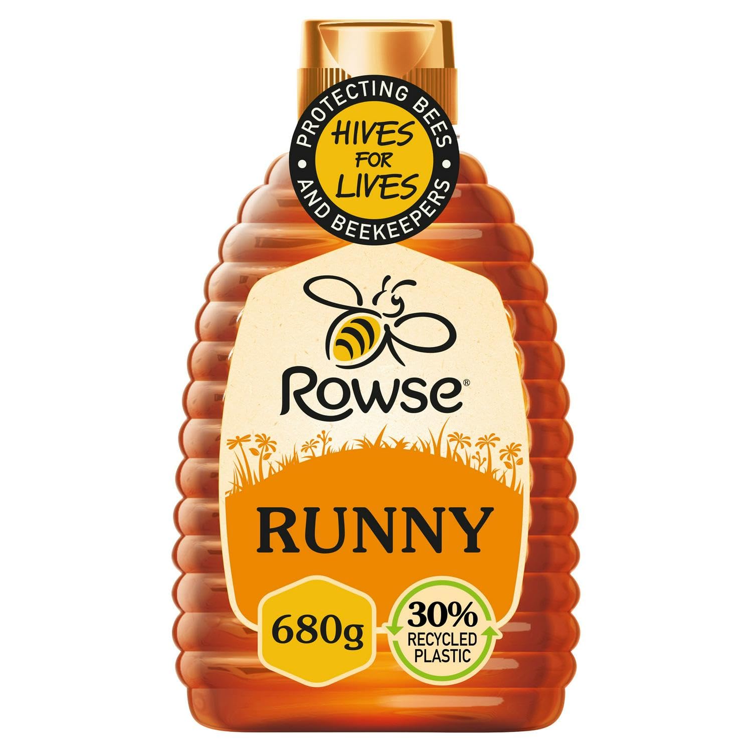 Rowse Runny Honey - 100% Pure & Natural | Squeezy Bottle | 680 g 1
