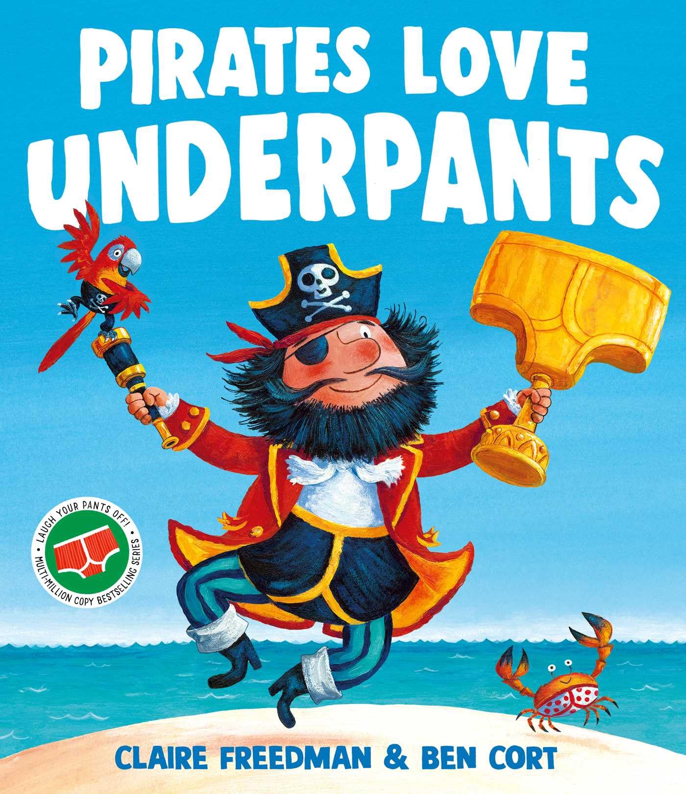 Simon & Schuster Pirates Love Underpants Picture Book Reissue 2025 | Ages 3-5