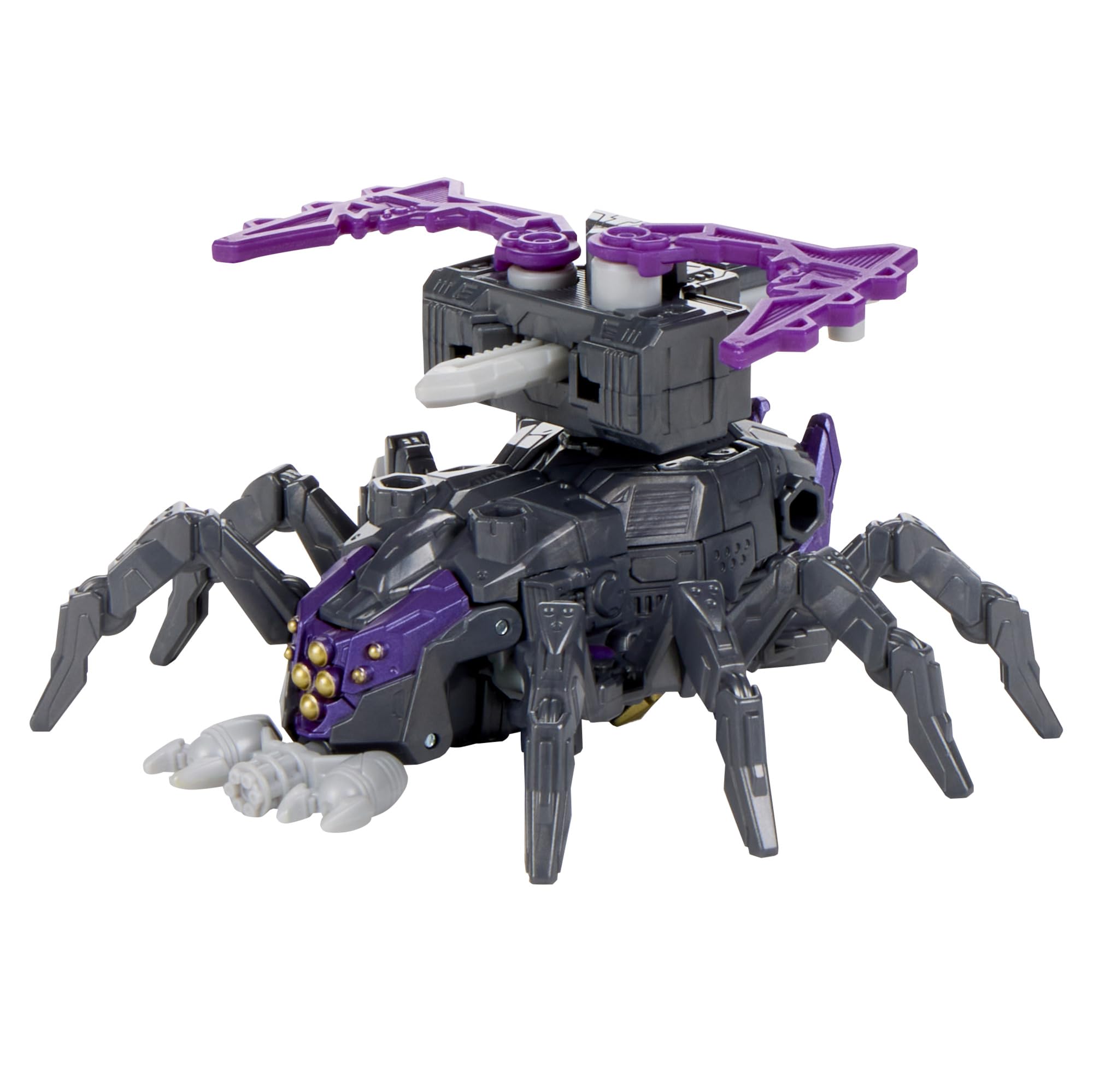 Transformers Airachnid Armored Cyber Changers Action Figure - 10-cm Robot to Spider | Hasbro 5