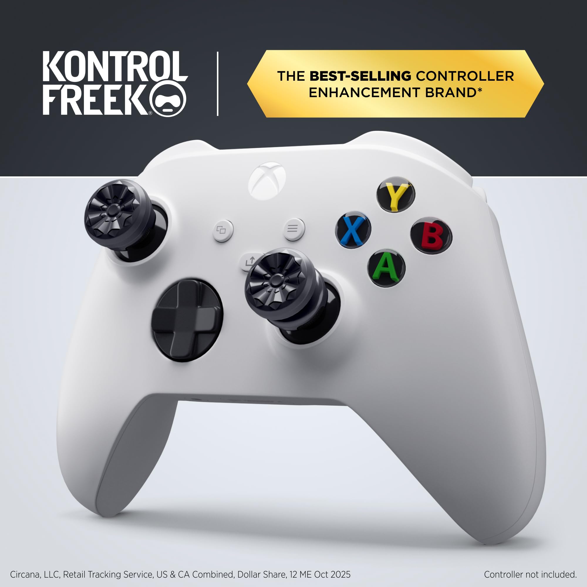 KontrolFreek FPS Freek Galaxy Black Xbox Thumb Grips - Enhanced Aim & Comfort 3