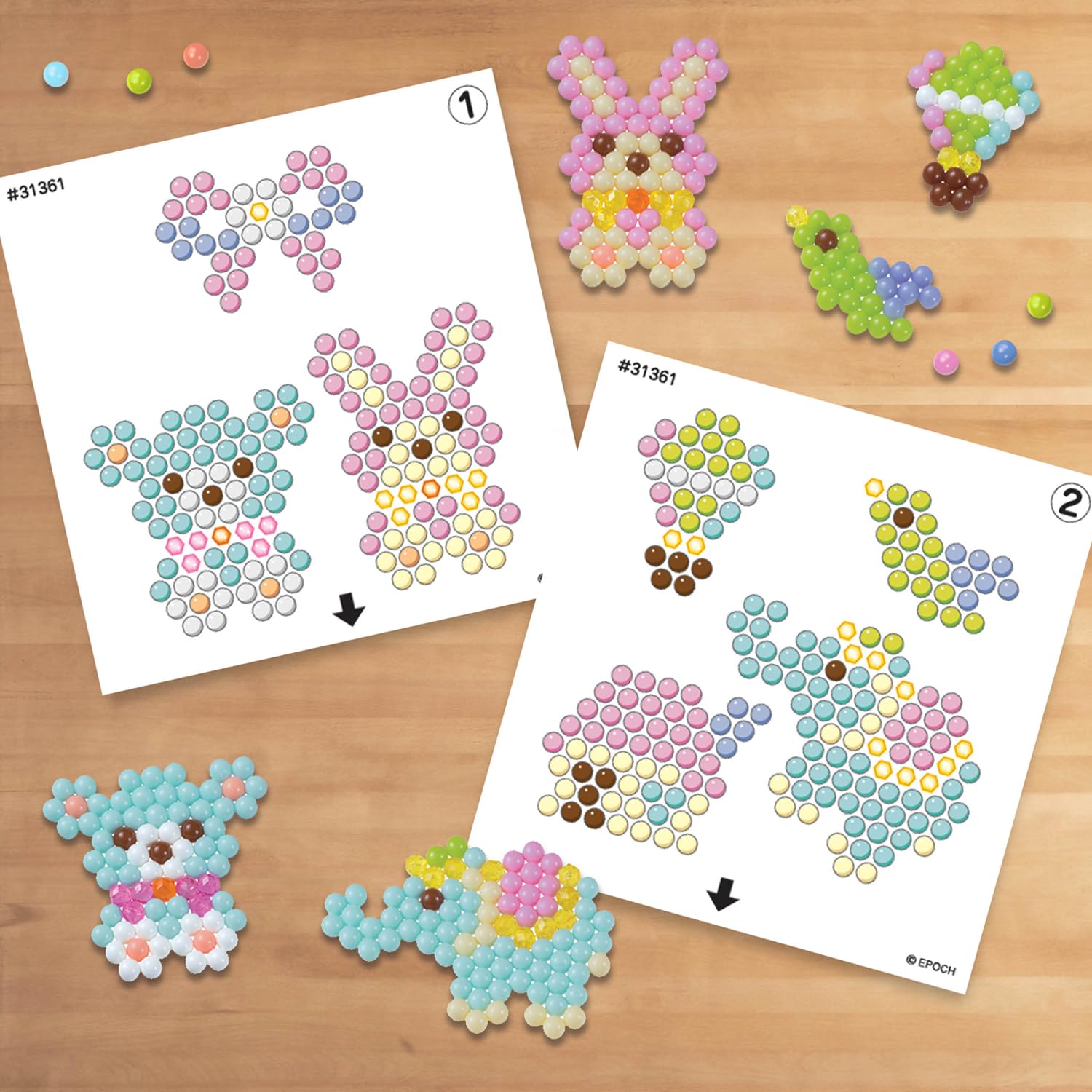 Aquabeads Pastel Fancy Set 31504 - 600+ Beads in 11 Colors | Ages 4+ 2
