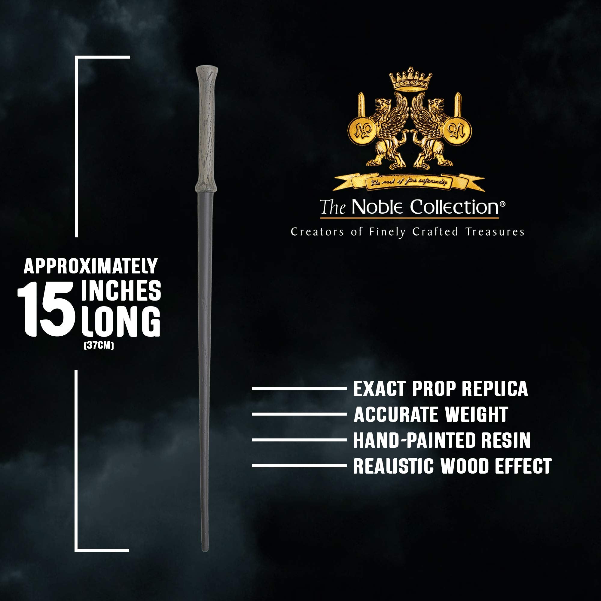 The Noble Collection Bellatrix Lestrange Wand in Standard Windowed Box 5