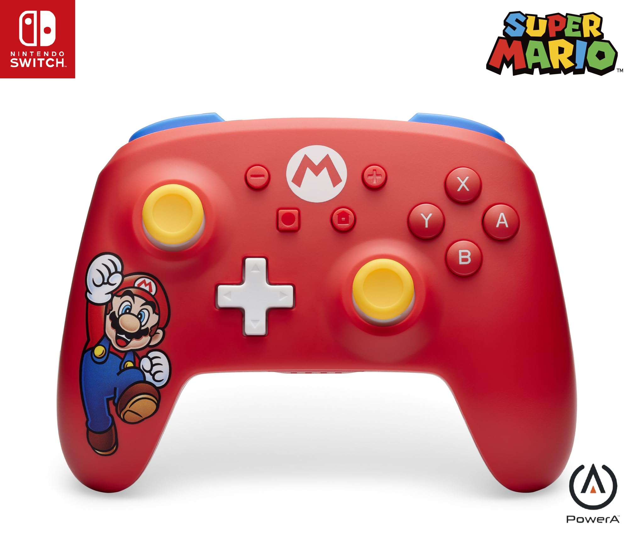 PowerA Wireless Controller for Nintendo Switch - Mario Joy Edition