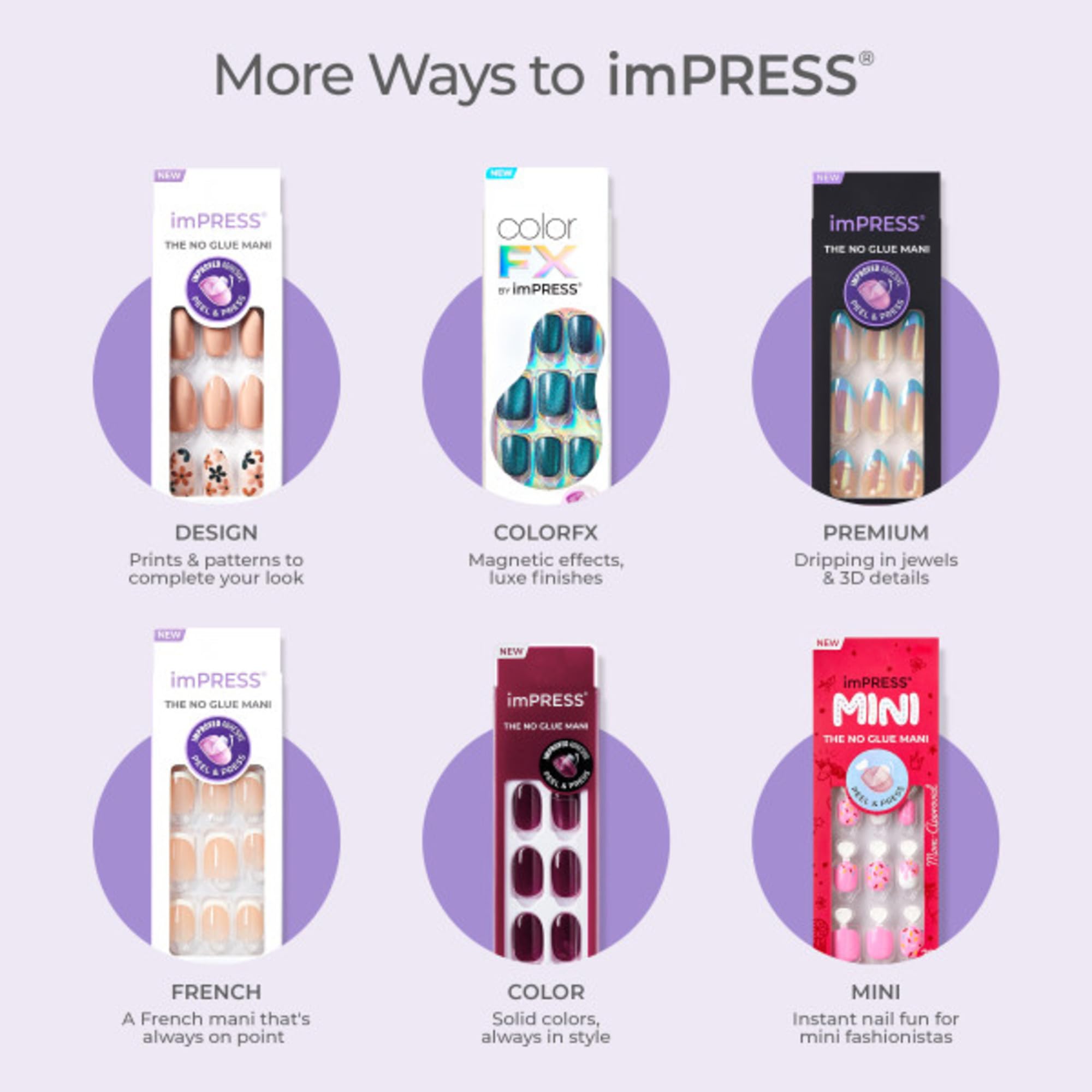 imPRESS Nails - Chic French Design | Short Squoval | 33 Pieces 5