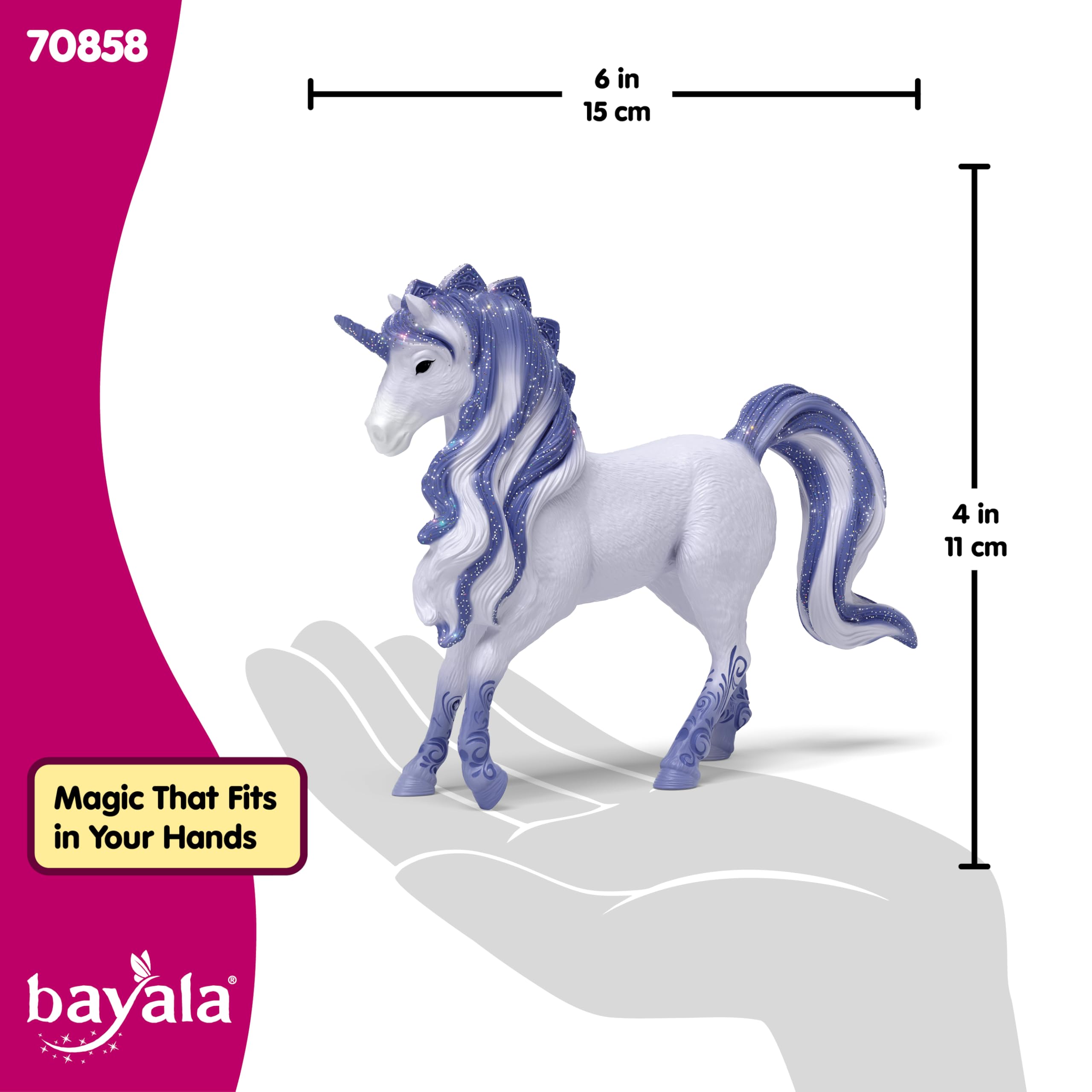 Schleich Bayala Cosmos Unicorn Stallion - 5" Fantasy Horse Play Figure for Kids