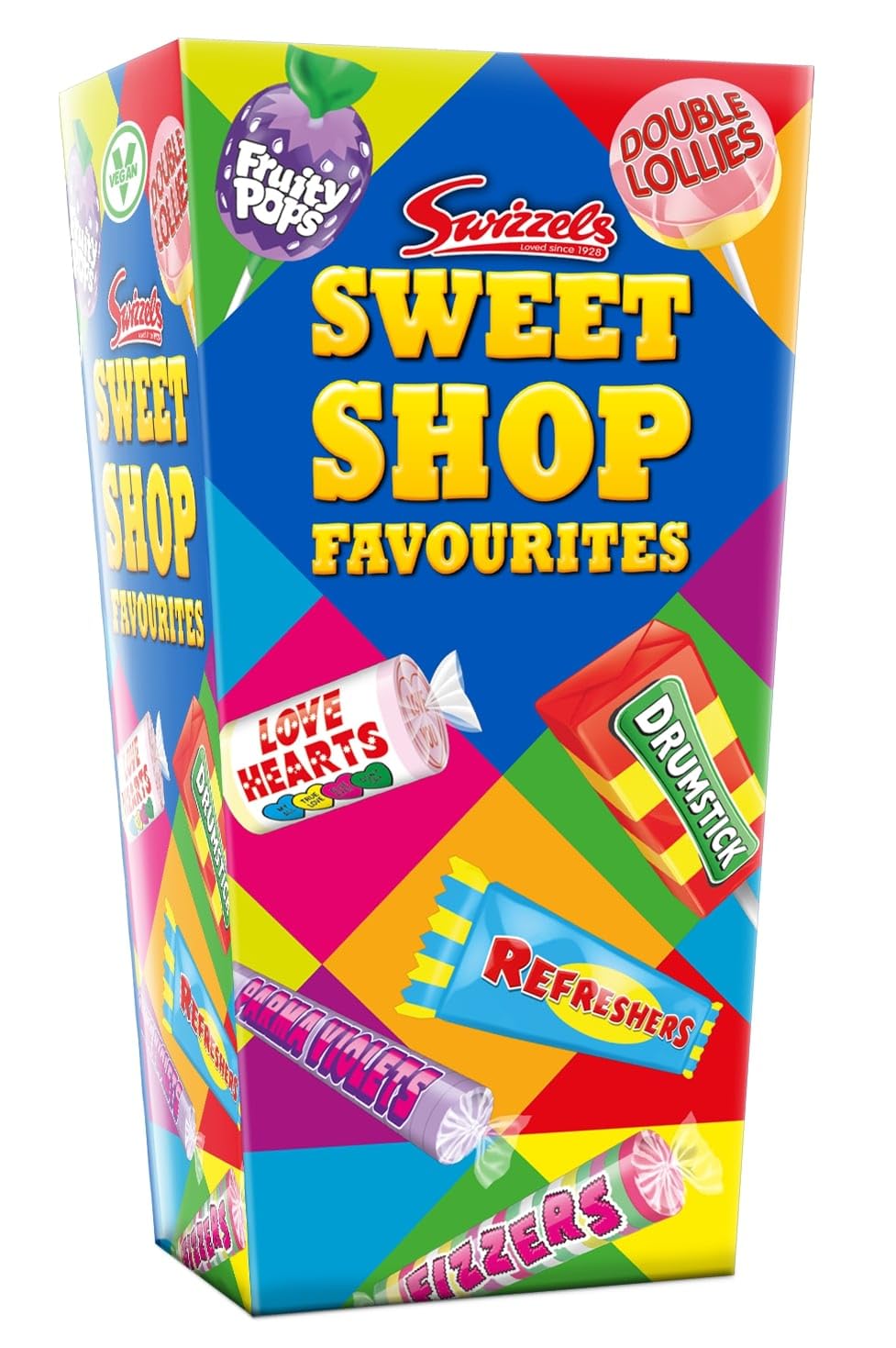 Swizzels Sweet Shop Favourites Gift Carton - Classic Assortment, 324g | Vegan & Gluten Free
