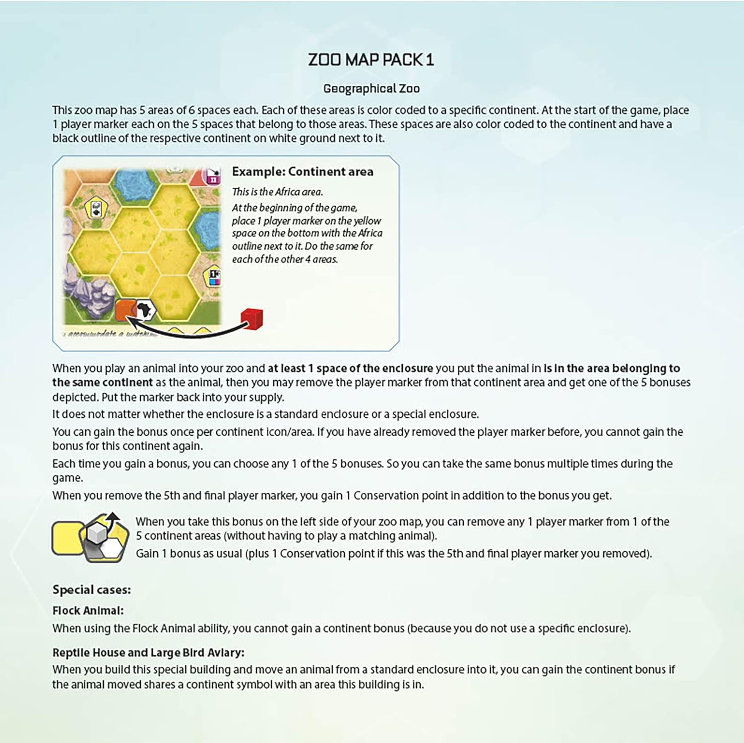 Ark Nova: Zoo Map Pack 1 - Game Accessory Pack by Capstone Games 3