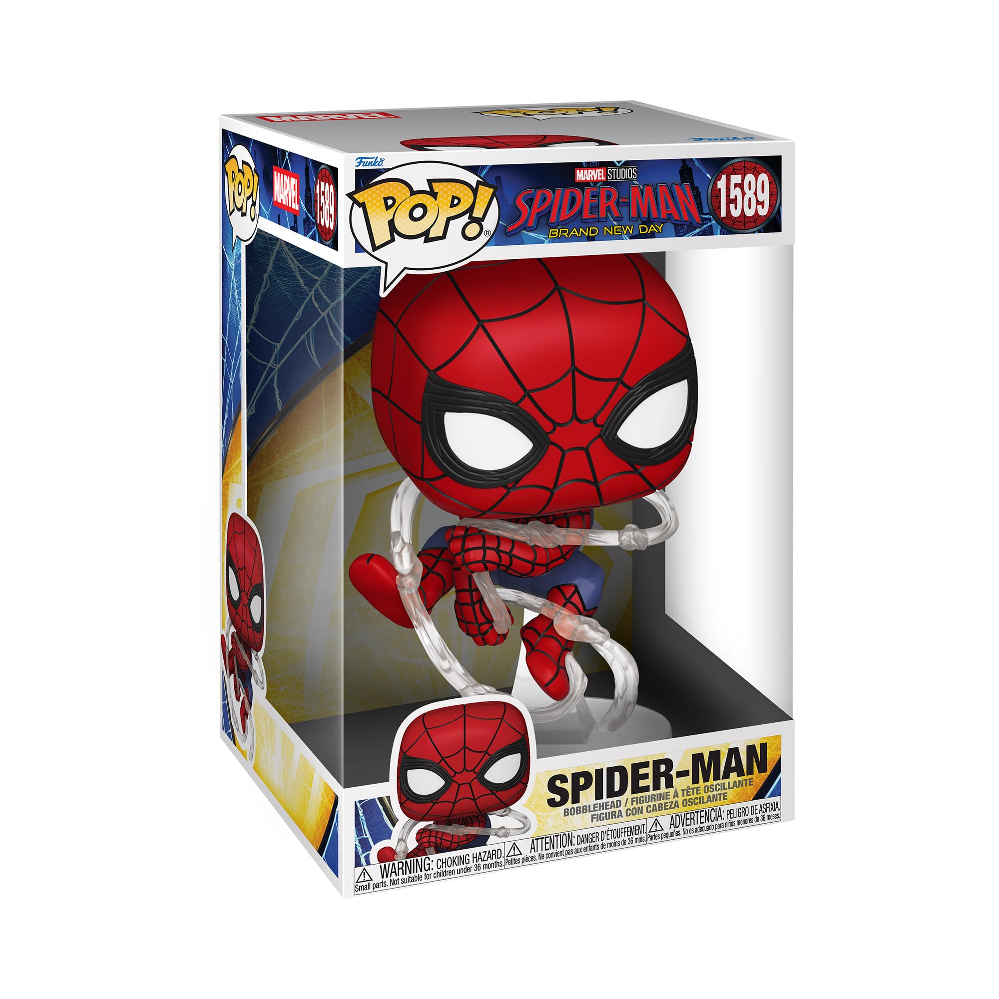 Funko POP! Jumbo Marvel Spider-Man Day - Spider-Man Collectable Vinyl Figure 3.75 in 1