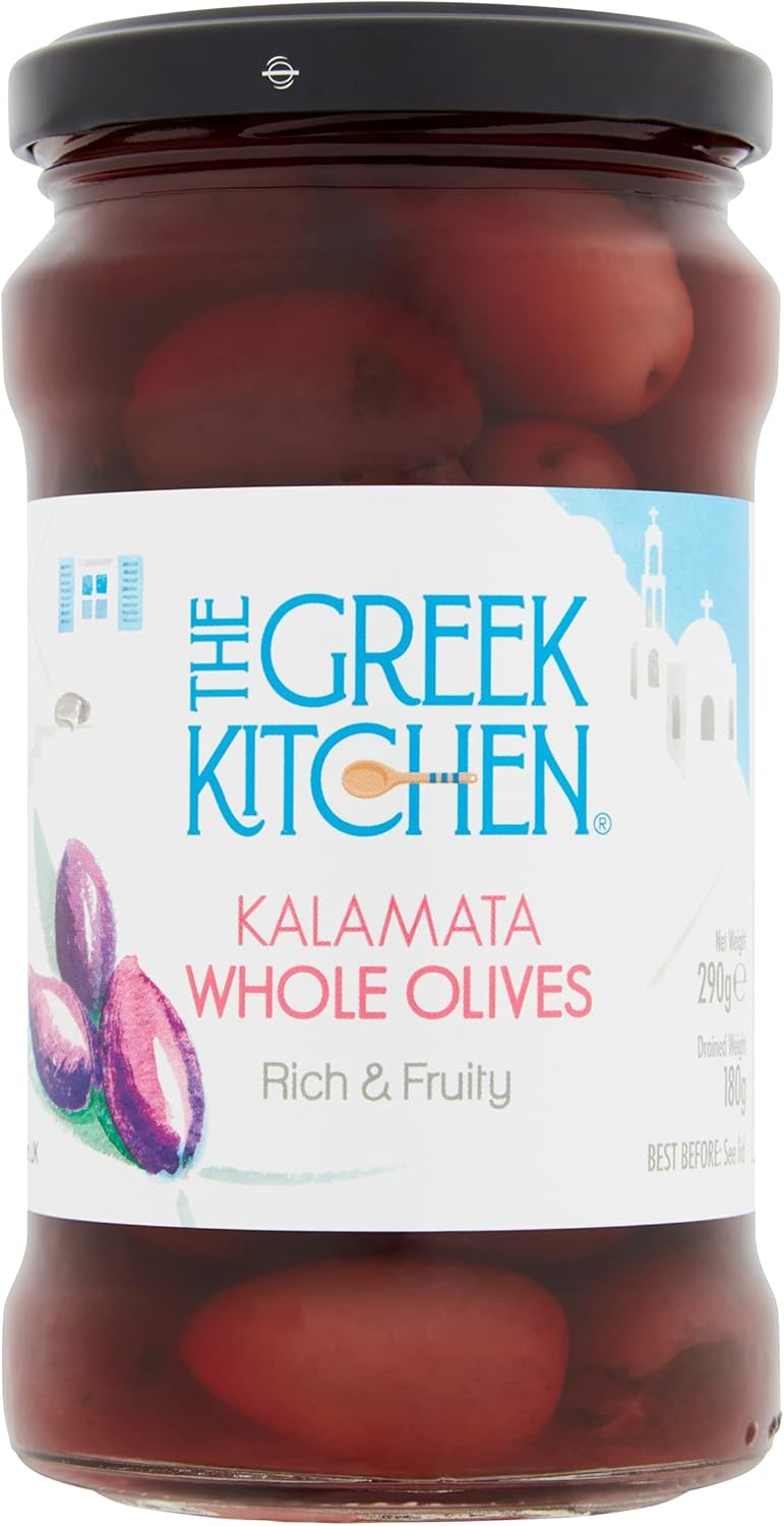 The Greek Kitchen - Kalamata Whole Olives, Purple, 290 g