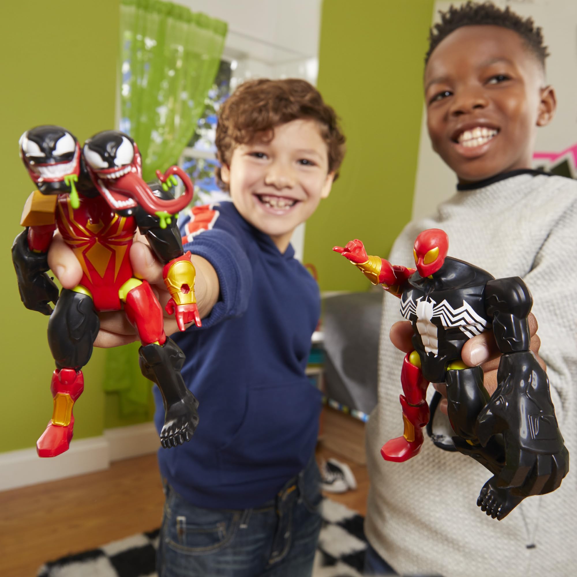 SPIDER-MAN MixMashers Iron Spider & Venom Mix-and-Match Action Figure 5