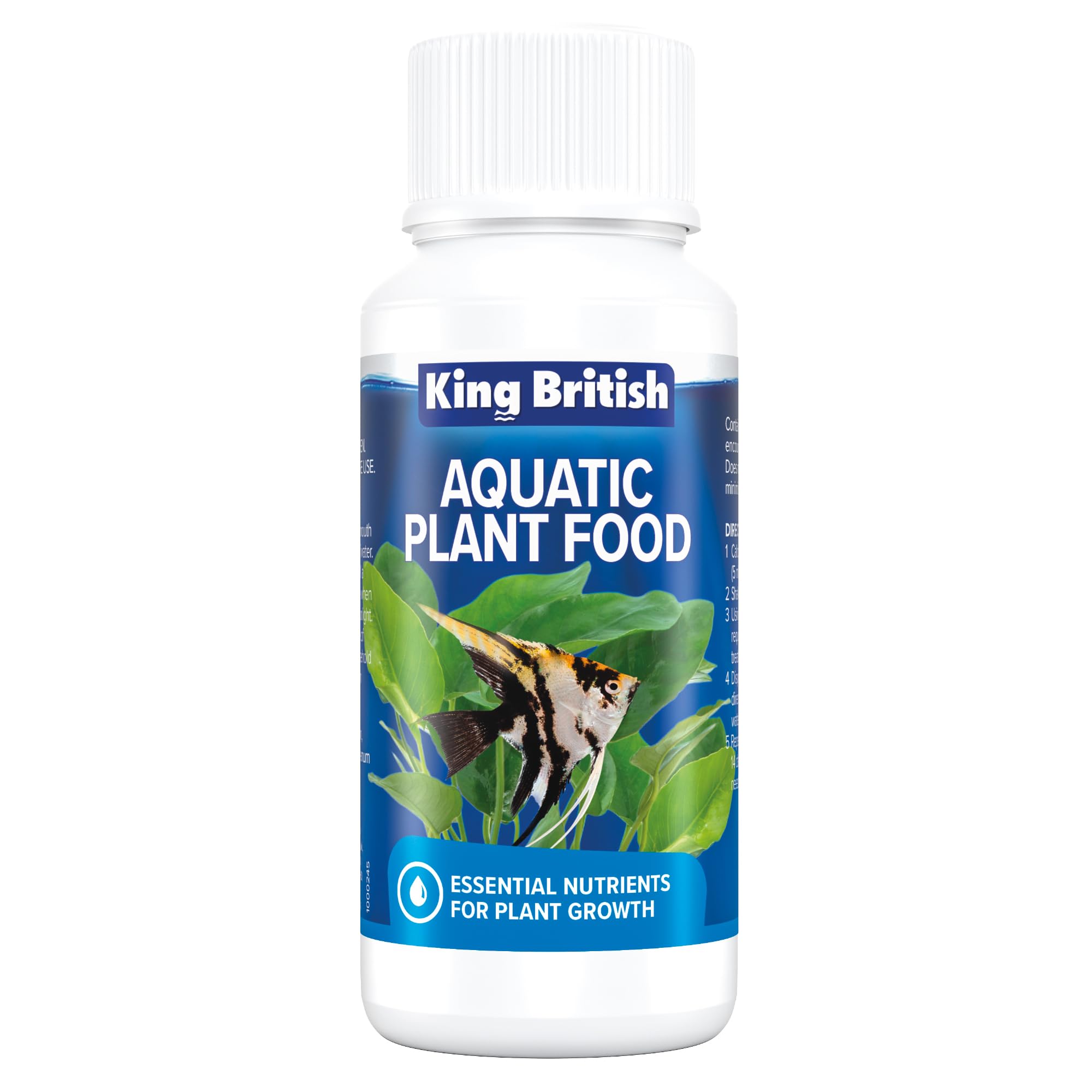 King British Aquatic Plant Food - Nutrient Rich Growth Booster | 100ml Liquid | No Nitrate/Phosphate 1