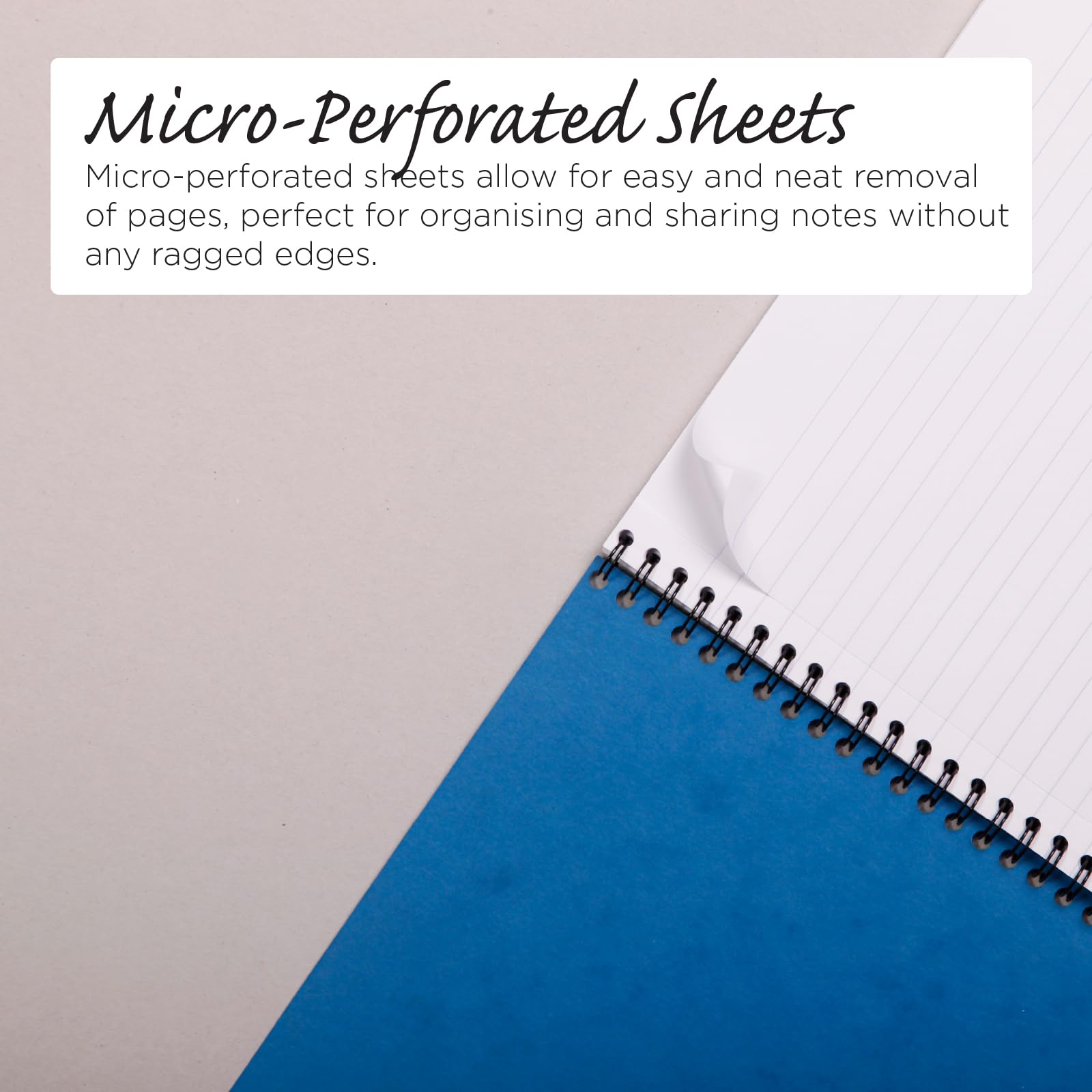 Clairefontaine Notemakers Europa Spiral Notebook - A4, Ruled, Green | 90 g/m² Velvet Vellum Paper