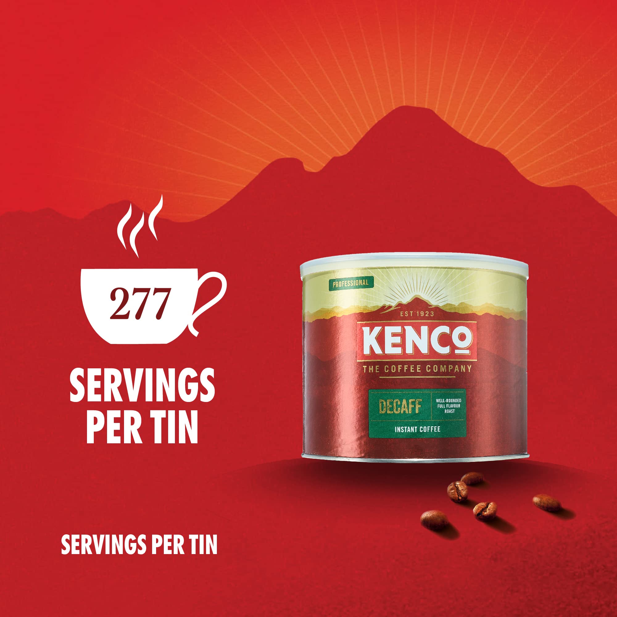 Kenco Decaf Instant Coffee 500g - Medium Roast Arabica Beans 5