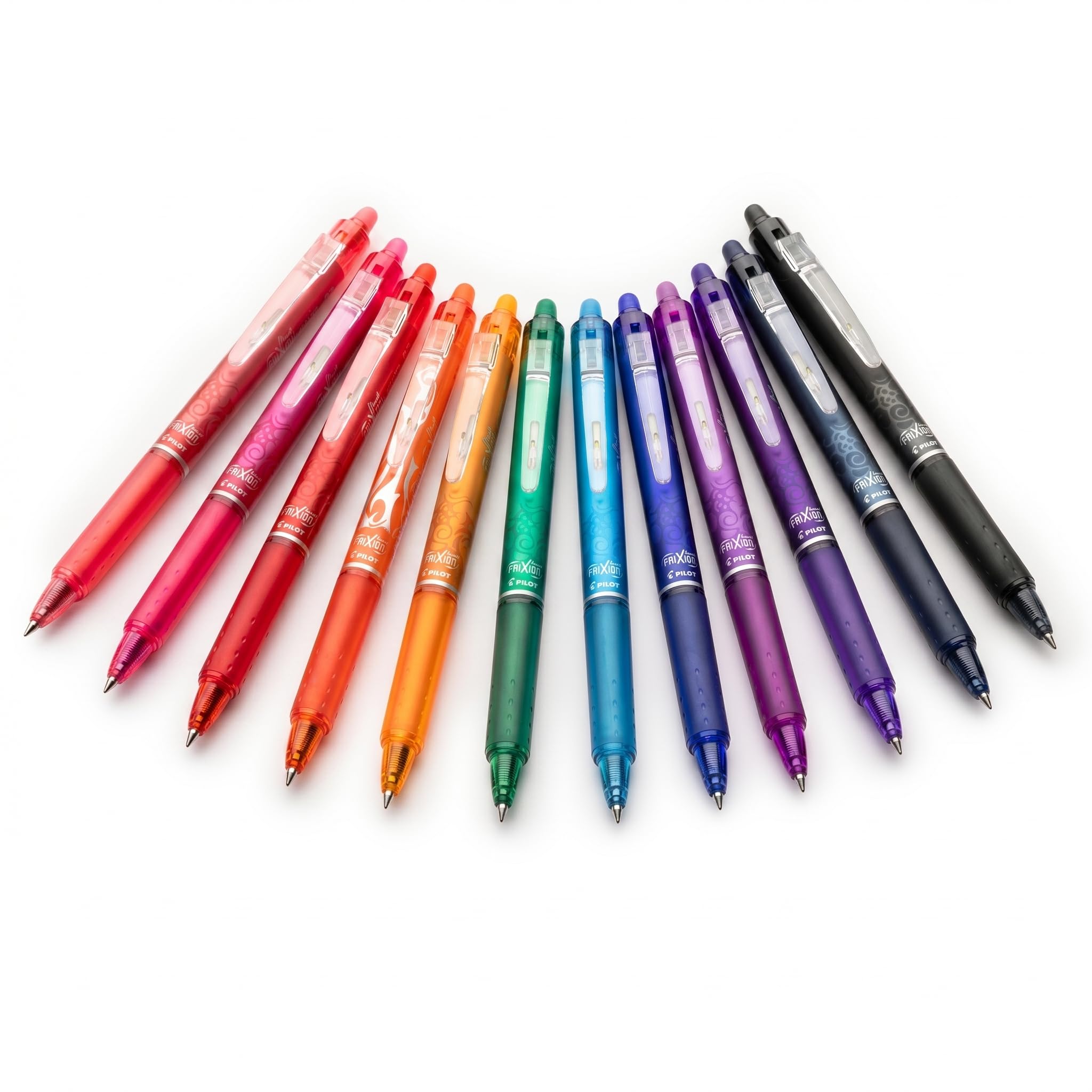 PILOT FriXion Ball Clicker Erasable Rollerball Pen - Medium 0.7mm Tip - Pack of 5 9