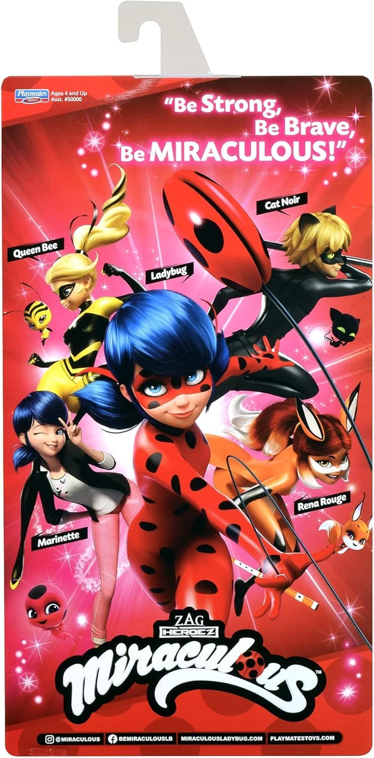 Miraculous Ladybug & Cat Noir 26cm Rena Rouge Fashion Doll - Articulated Alya Figure with Kwami Trixx & Yoyo Weapon 4