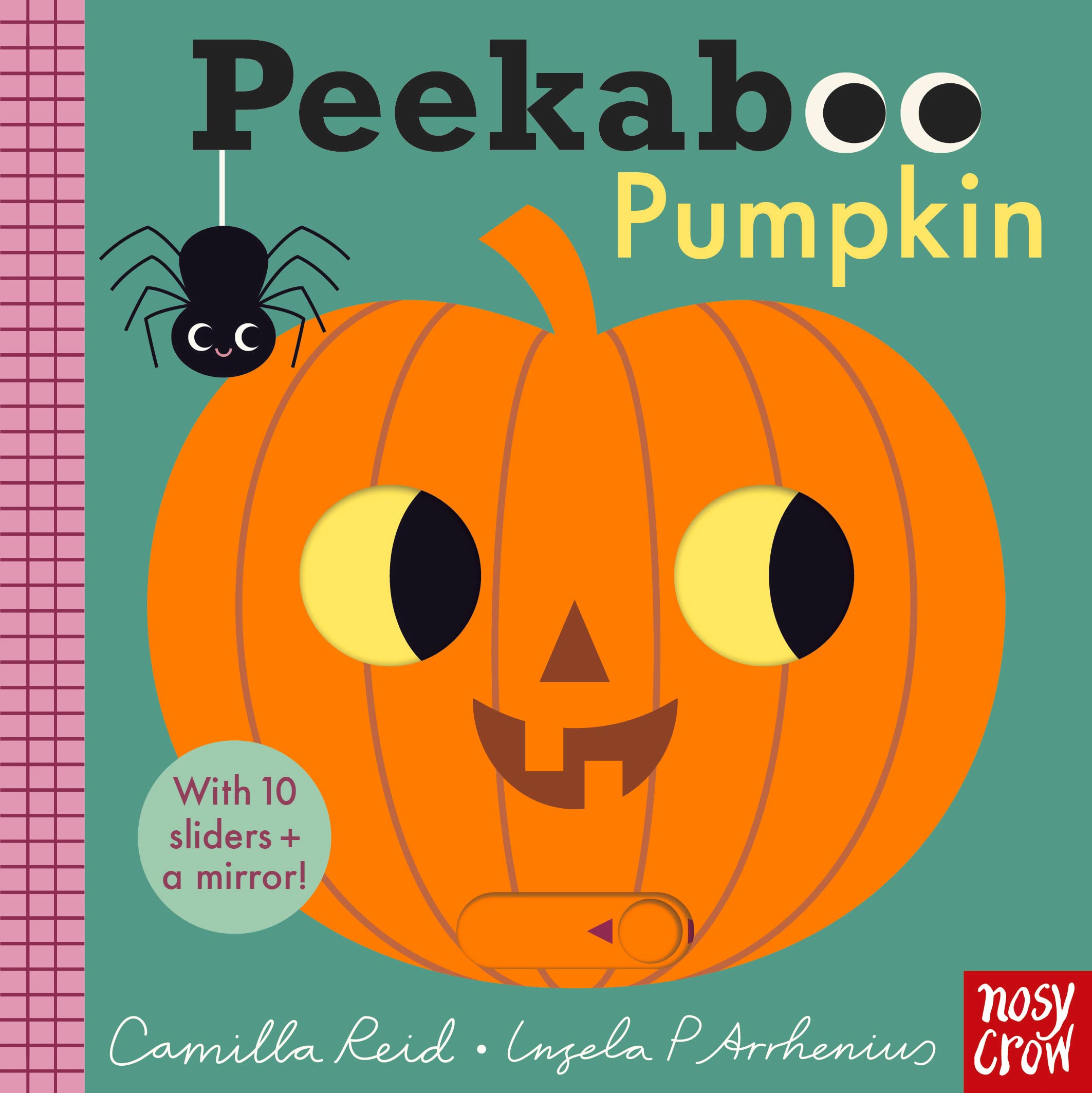 Peekaboo Pumpkin - Interactive Halloween Board Book for Babies & Toddlers | 10 Slider Faces | 10 Pages