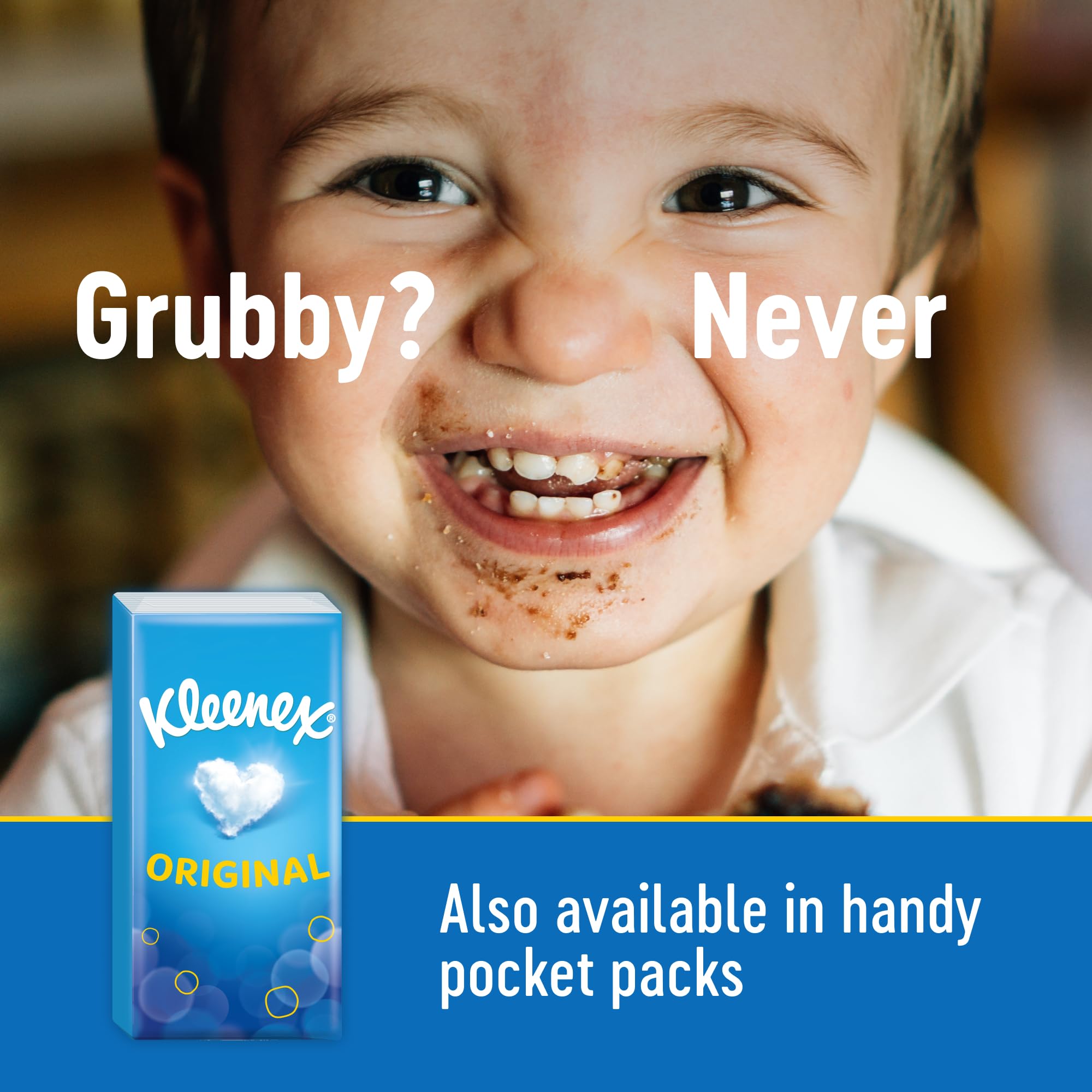 Kleenex Original Tissues - 3 Ply Softness | 64 Sheets per Box | Ultra Soft 4