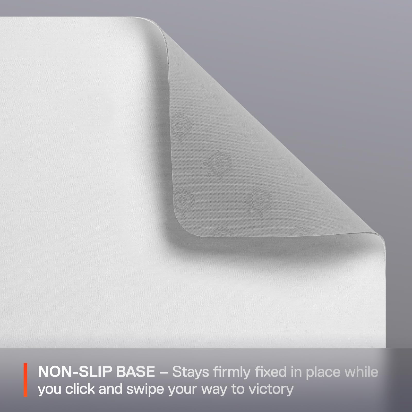 SteelSeries QcK Medium Gaming Mousepad - White - Non-Slip Rubber Base 8