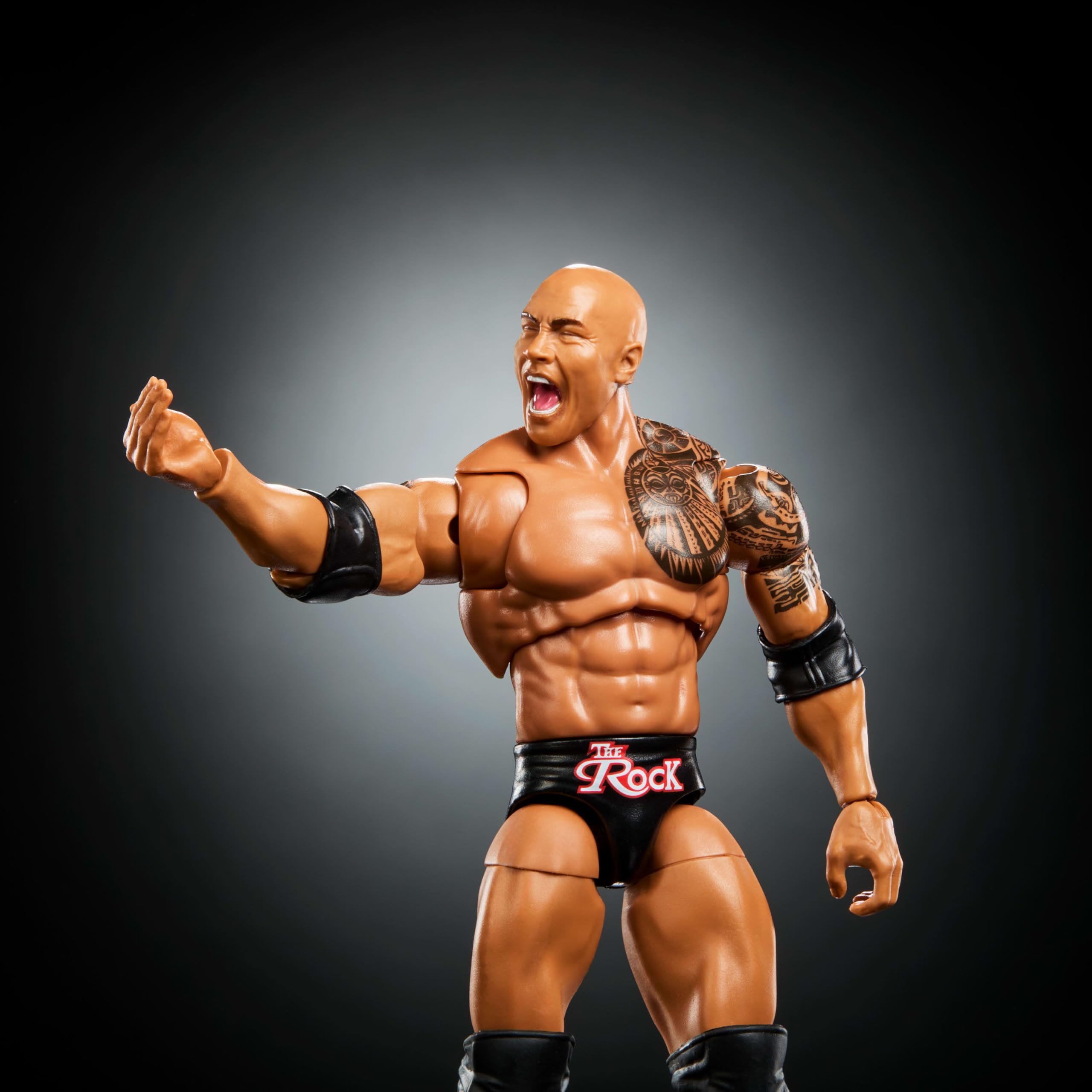 WWE Ultimate Edition The Rock Final Boss Action Figure with Accessories | 6-inch | Mattel 3