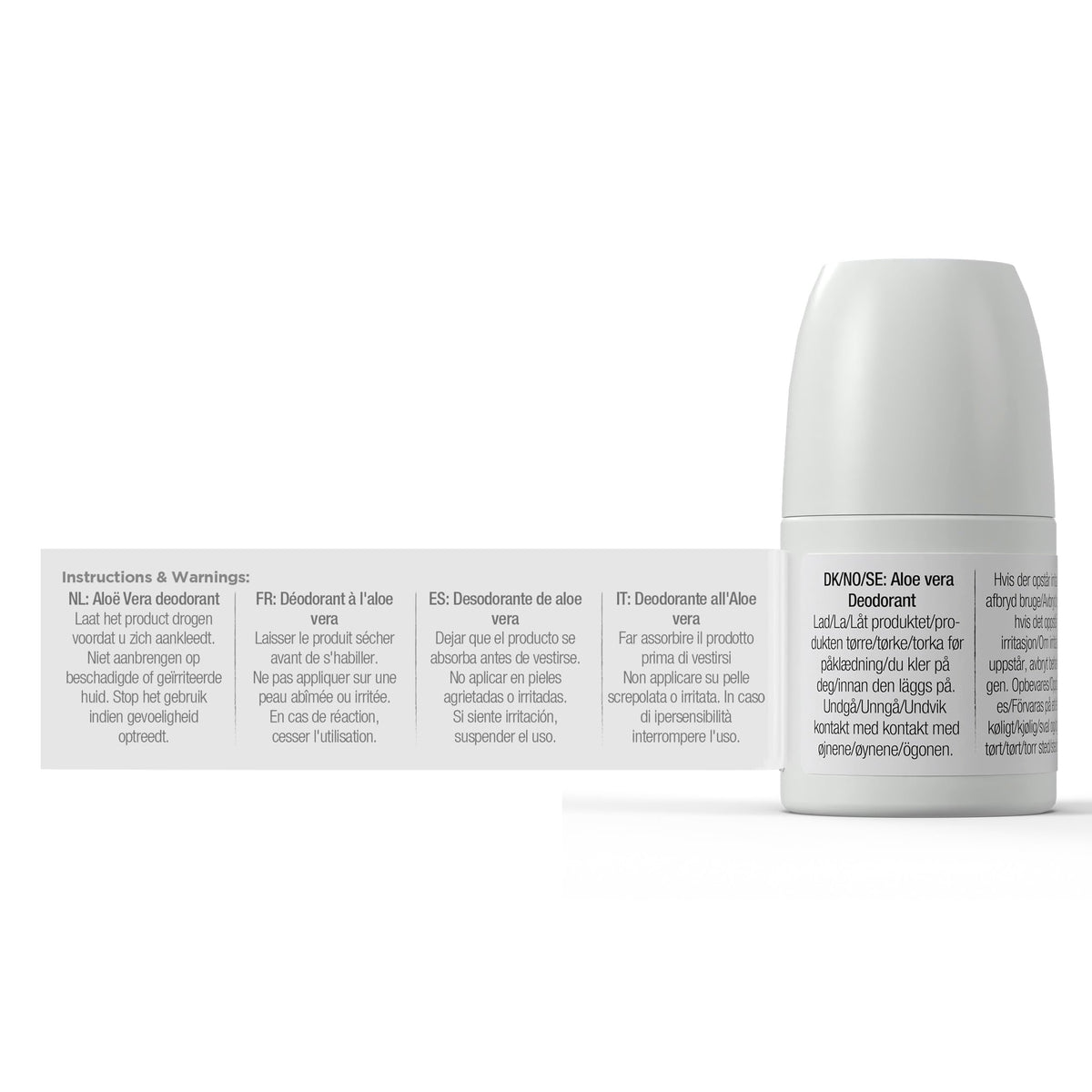 Dr. Organic Aloe Vera Deodorant - Aluminium-Free Natural Roll-On, 50 ml