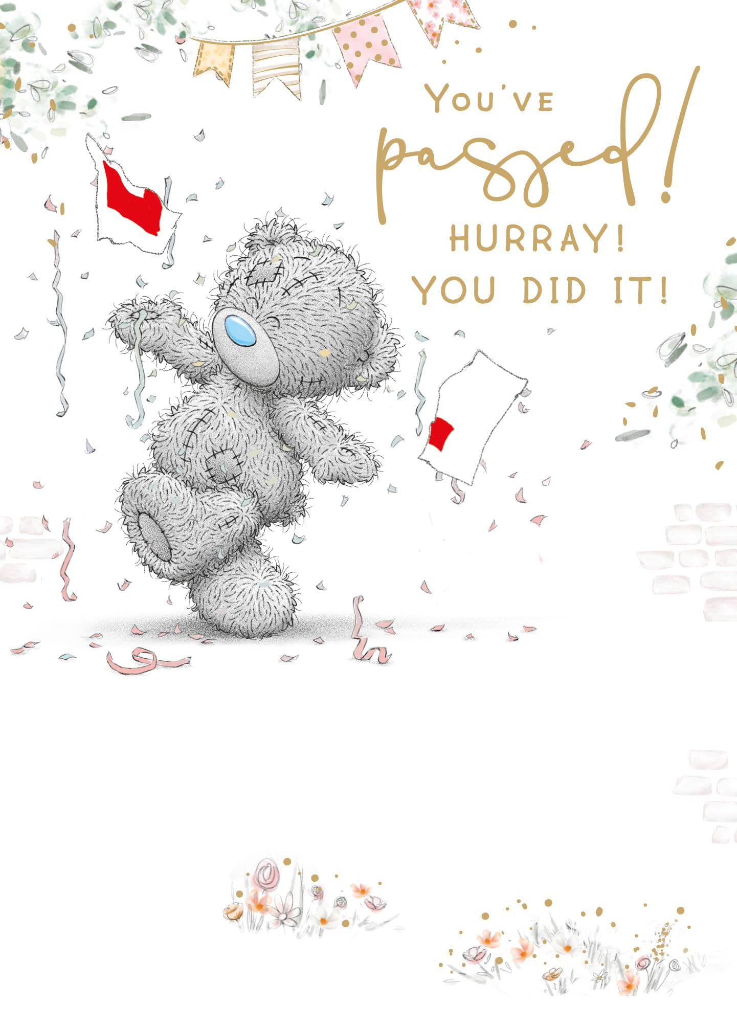 Me To You Tatty Teddy Passed Driving Test Congratulations Greeting Card | 5 x 7 Inches | Blank Inside 1