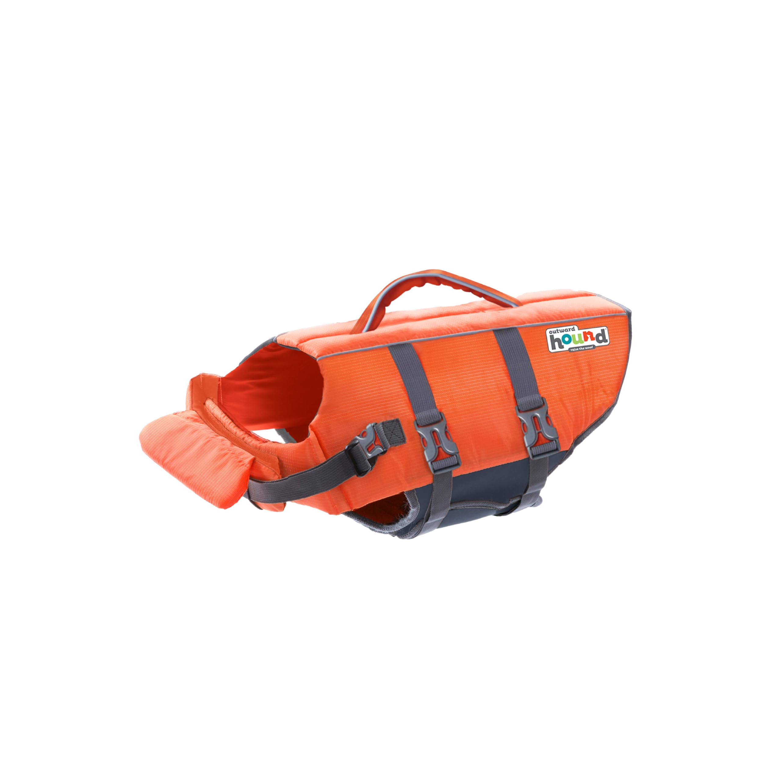 Outward Hound Granby Splash Dog Life Jacket - Small, Orange | Adjustable, Reflective Accents