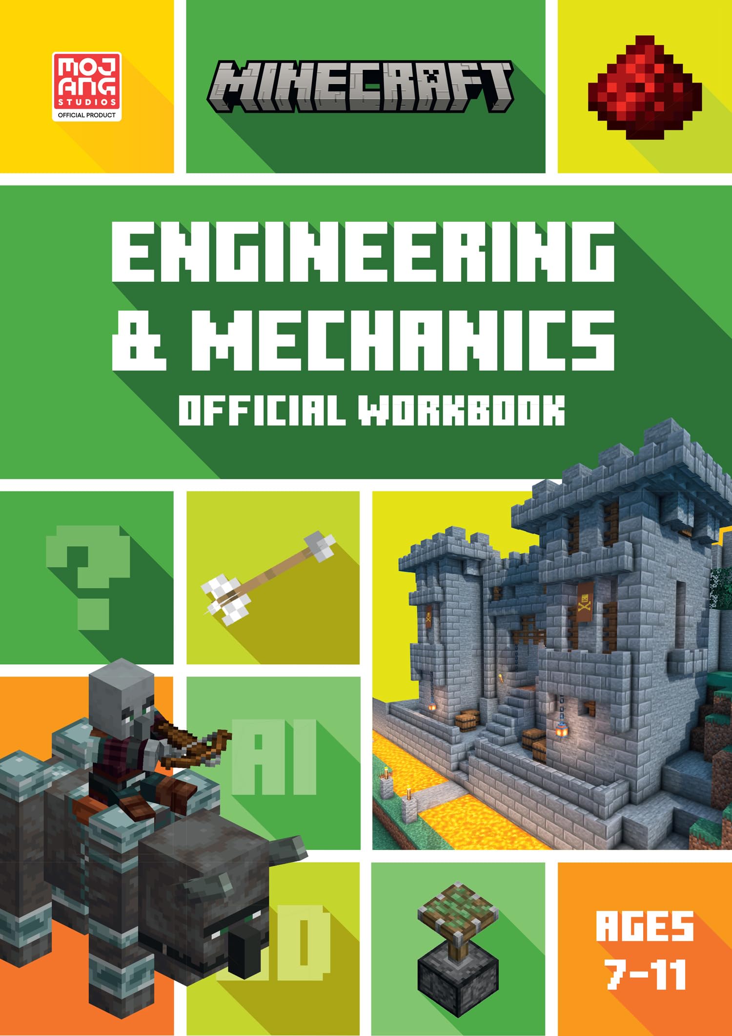 Collins Minecraft STEM Engineering and Mechanics Official Workbook | Ages 8-10 | Paperback 1